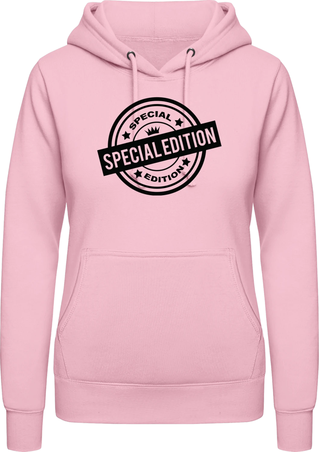 Special Edition - Baby pink AWDis ladies hoodie - Front