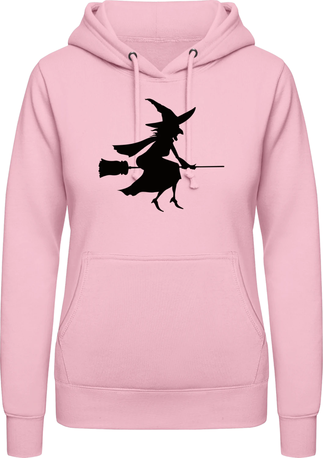 Böse Hexe - Baby pink AWDis ladies hoodie - Front