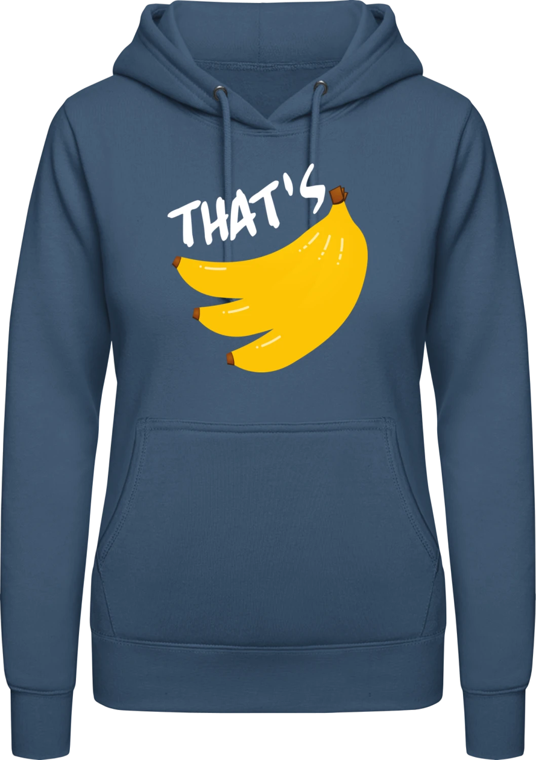 That´s Banana - Airforce blue AWDis ladies hoodie - Front