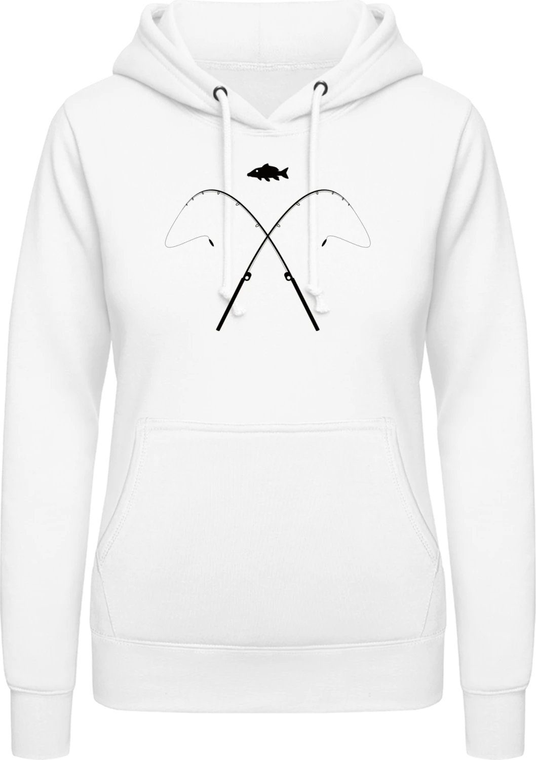 Angel - Arctic white AWDis ladies hoodie - Front