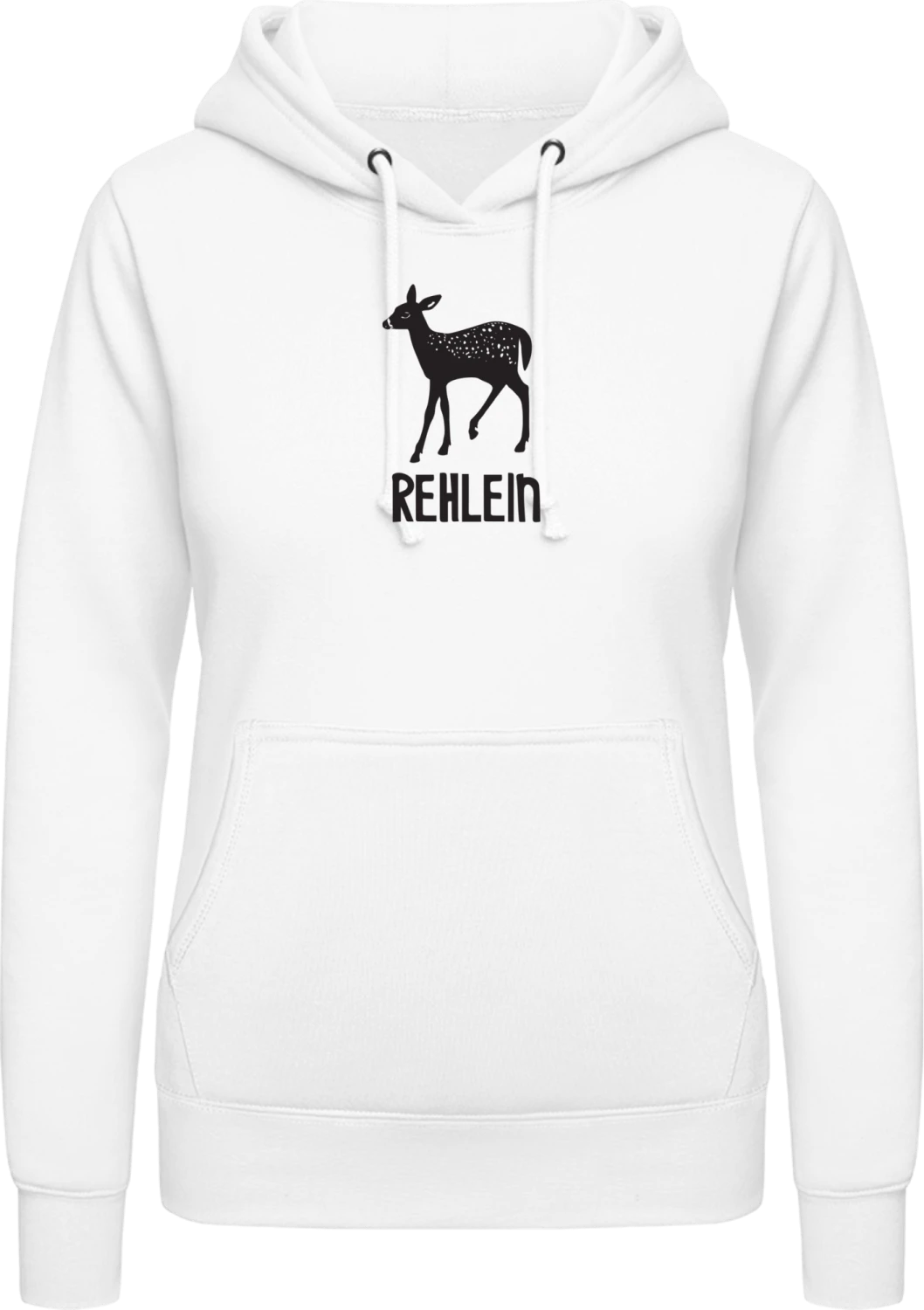 Rehlein - Arctic white AWDis ladies hoodie - Front