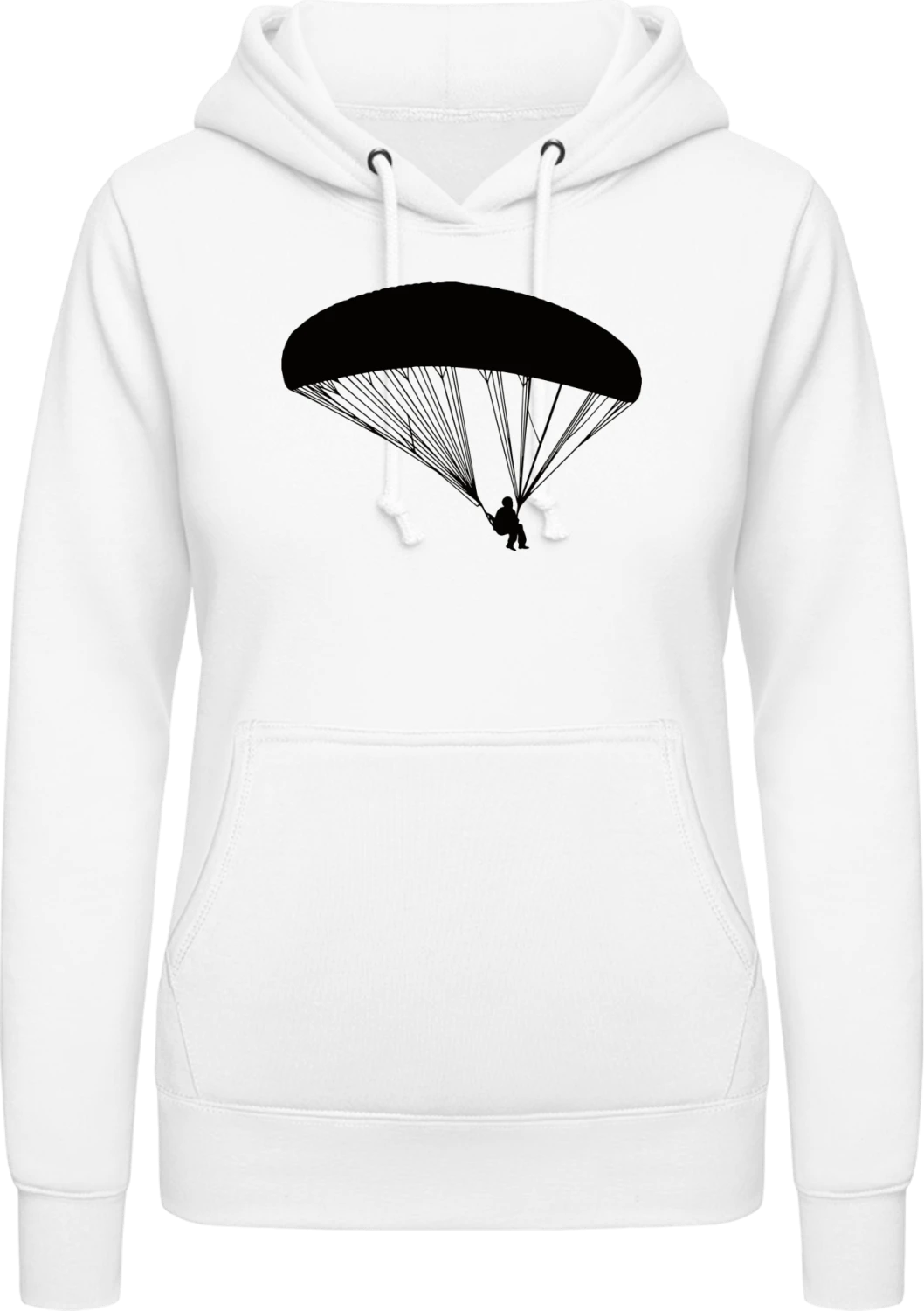 Paraglider - Arctic white AWDis ladies hoodie - Front