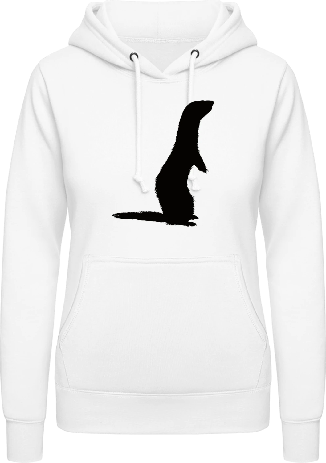 Marder - Arctic white AWDis ladies hoodie - Front