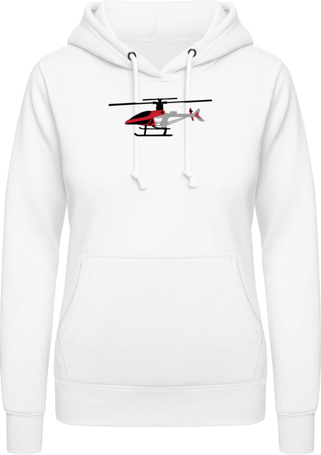 Chopper - Arctic white AWDis ladies hoodie - Front