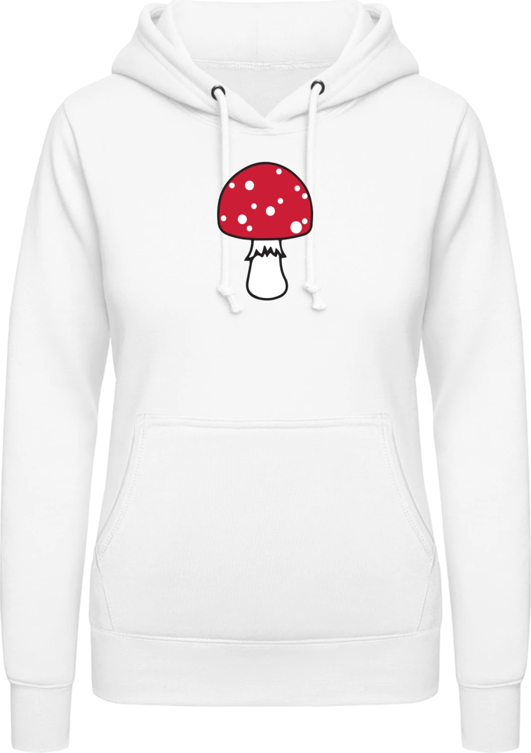 Pilz - Arctic white AWDis ladies hoodie - Front