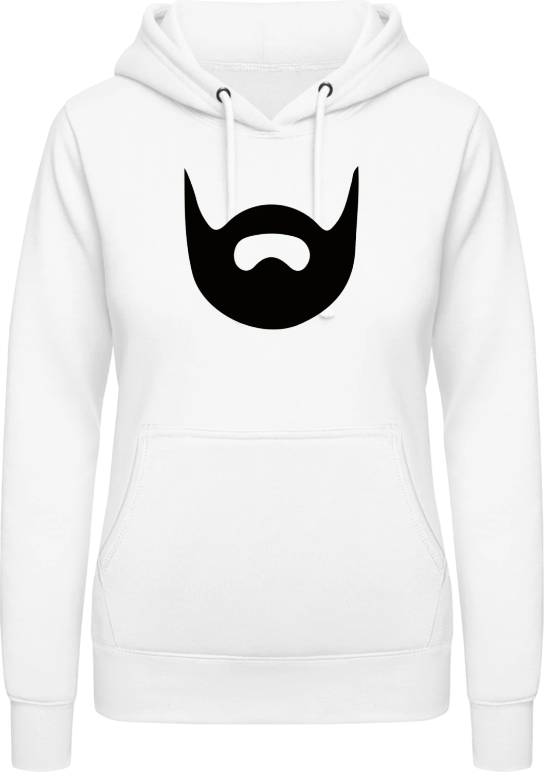 Bart - Arctic white AWDis ladies hoodie - Front