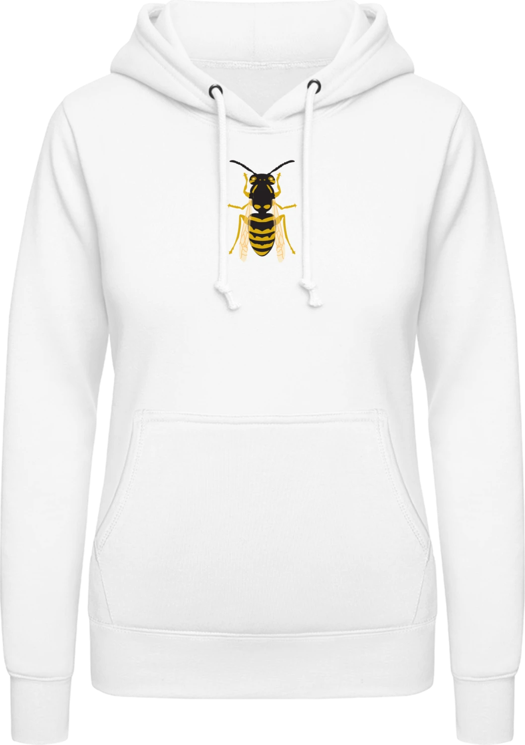 Wespe - Arctic white AWDis ladies hoodie - Front