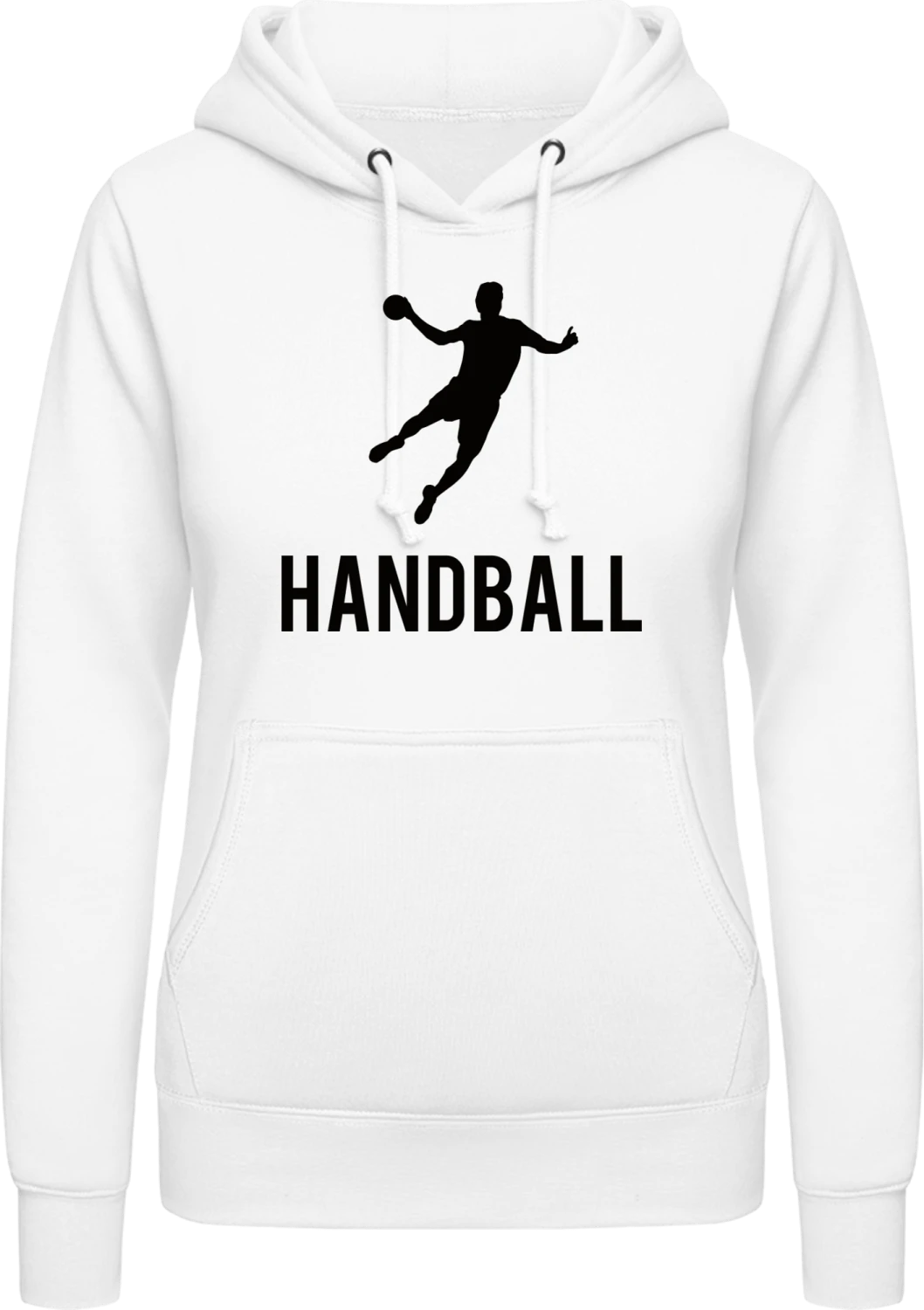 Handball Sports - Arctic white AWDis ladies hoodie - Front