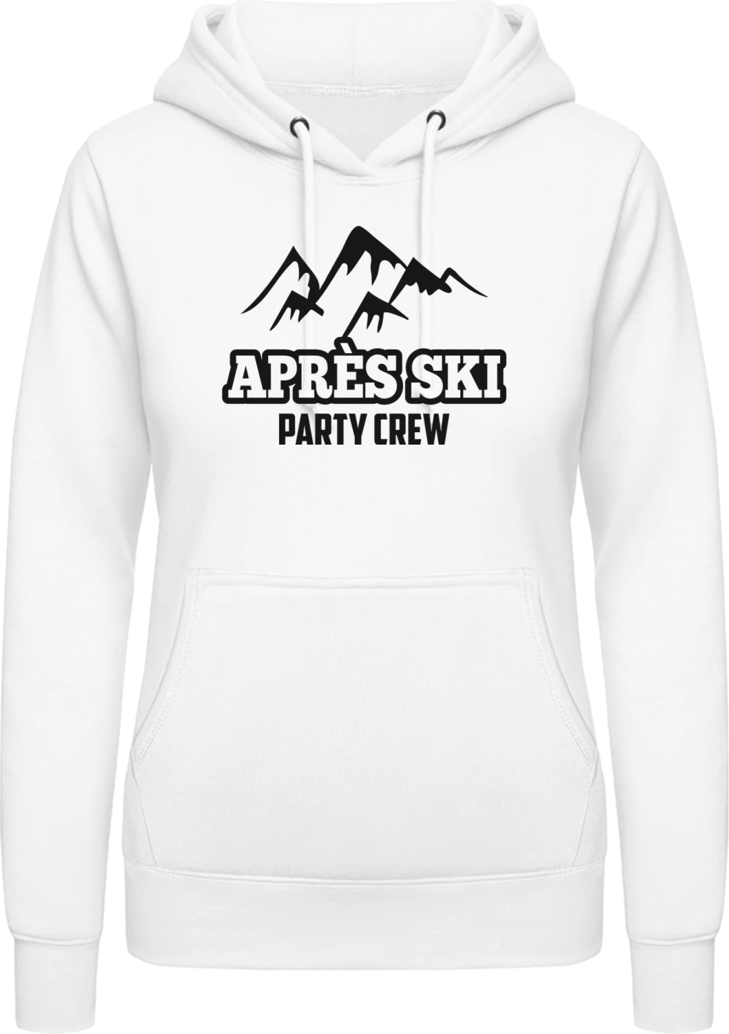 Après Ski Party Crew - Arctic white AWDis ladies hoodie - Front