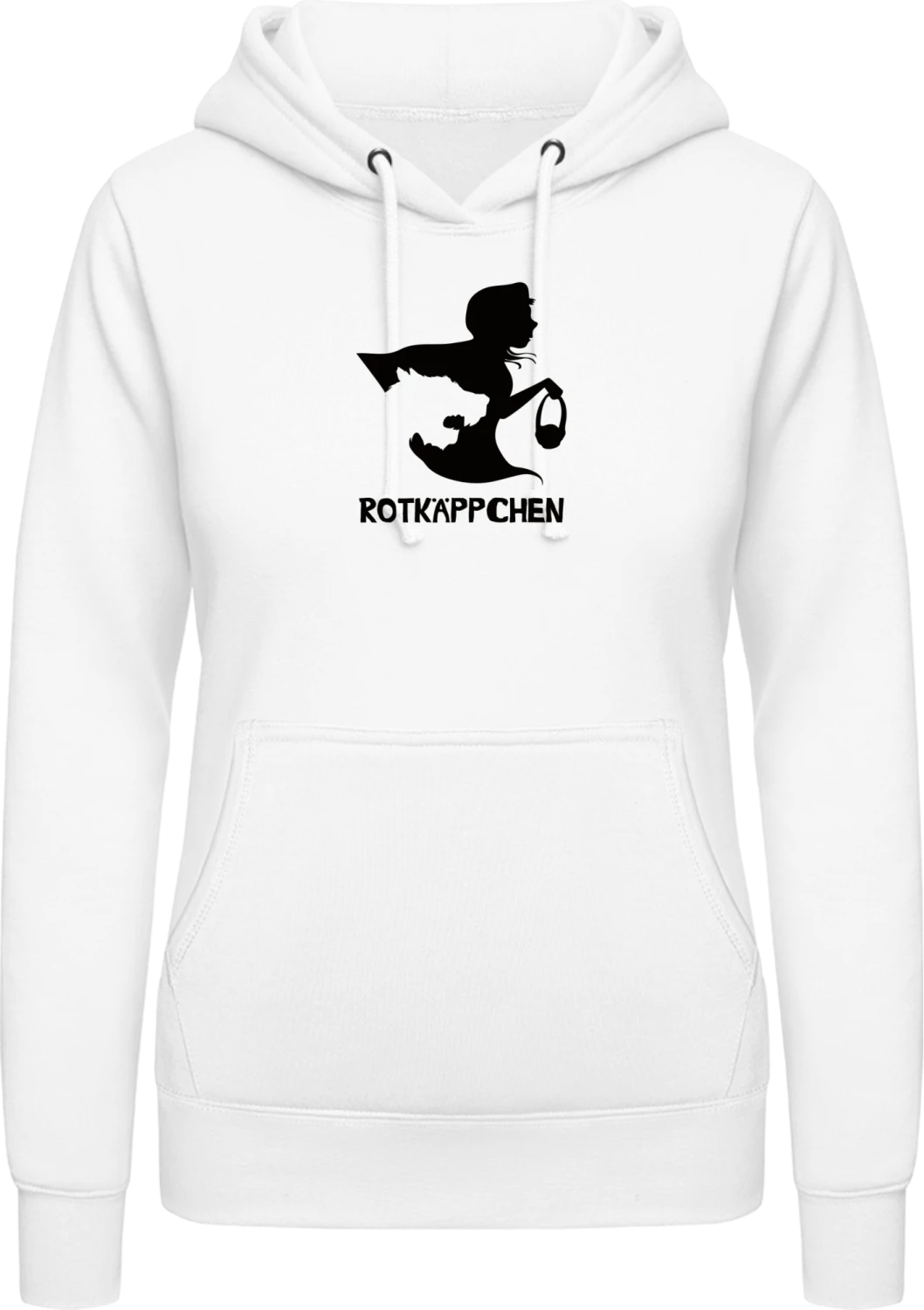 Rotkäppchen - Arctic white AWDis ladies hoodie - Front