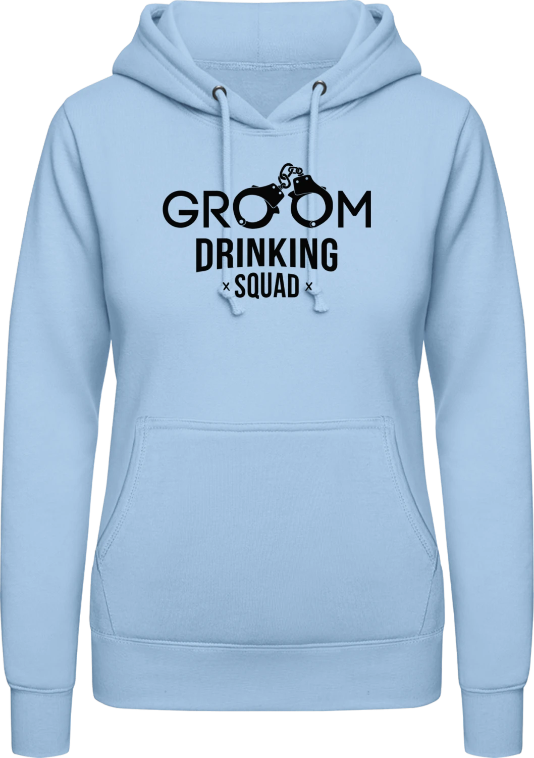 Groom Drinking Squad - Front_Sky Blue