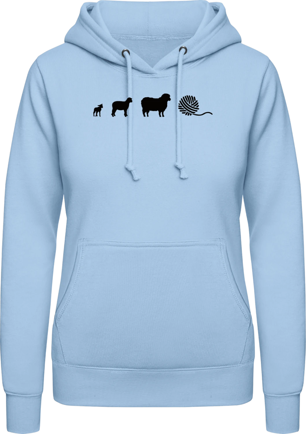 Evolution Of Sheep To Wool - Front_Sky Blue