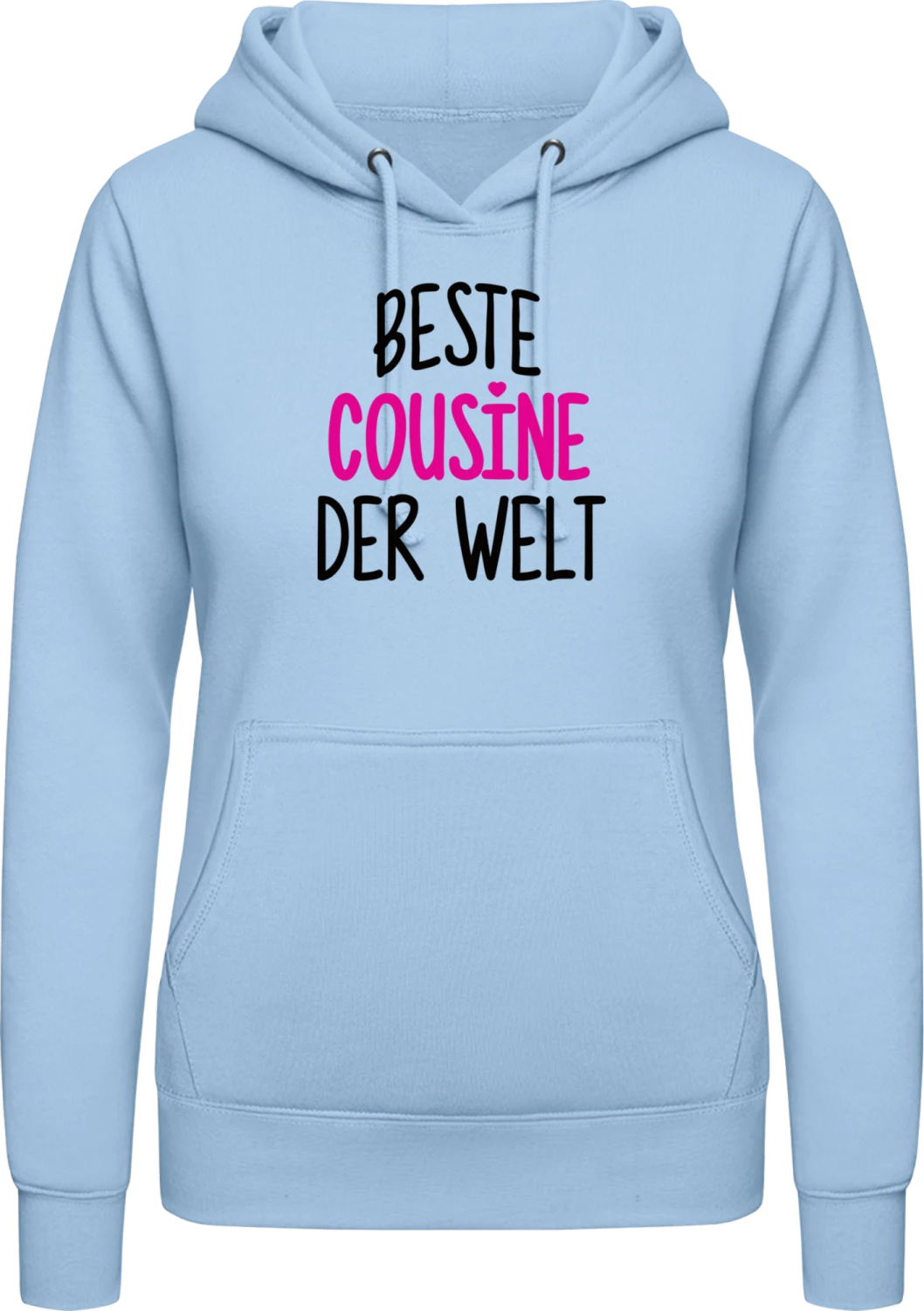 Beste Cousine der Welt - Front_Sky Blue