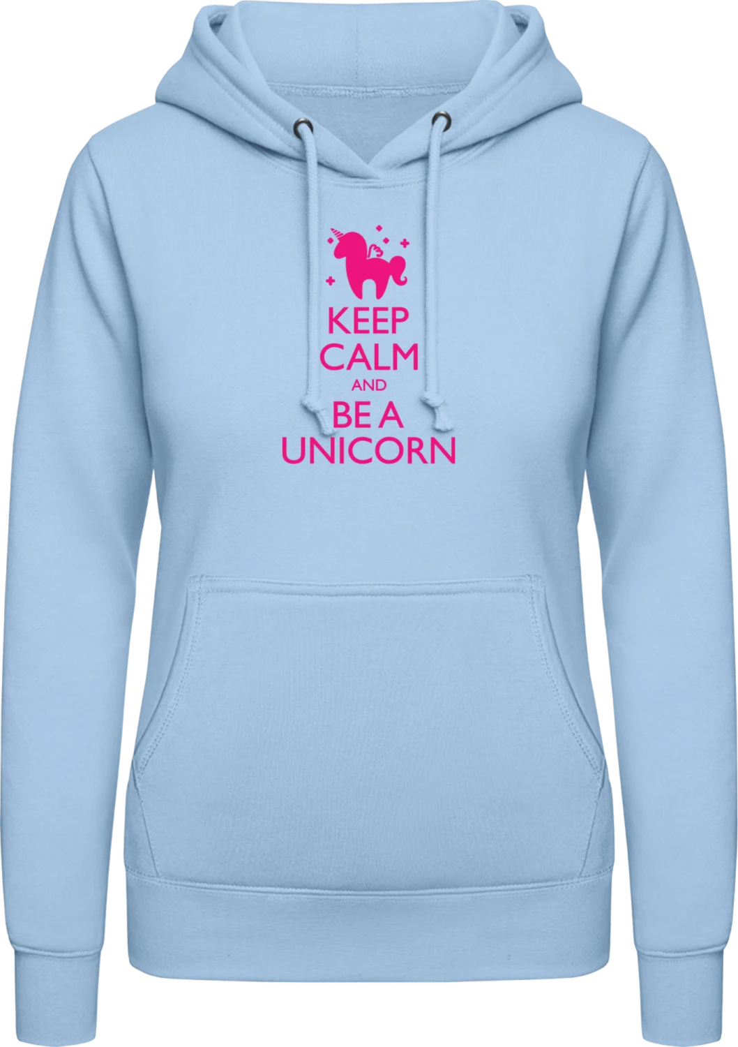 Keep Calm Be A Unicorn - Front_Sky Blue