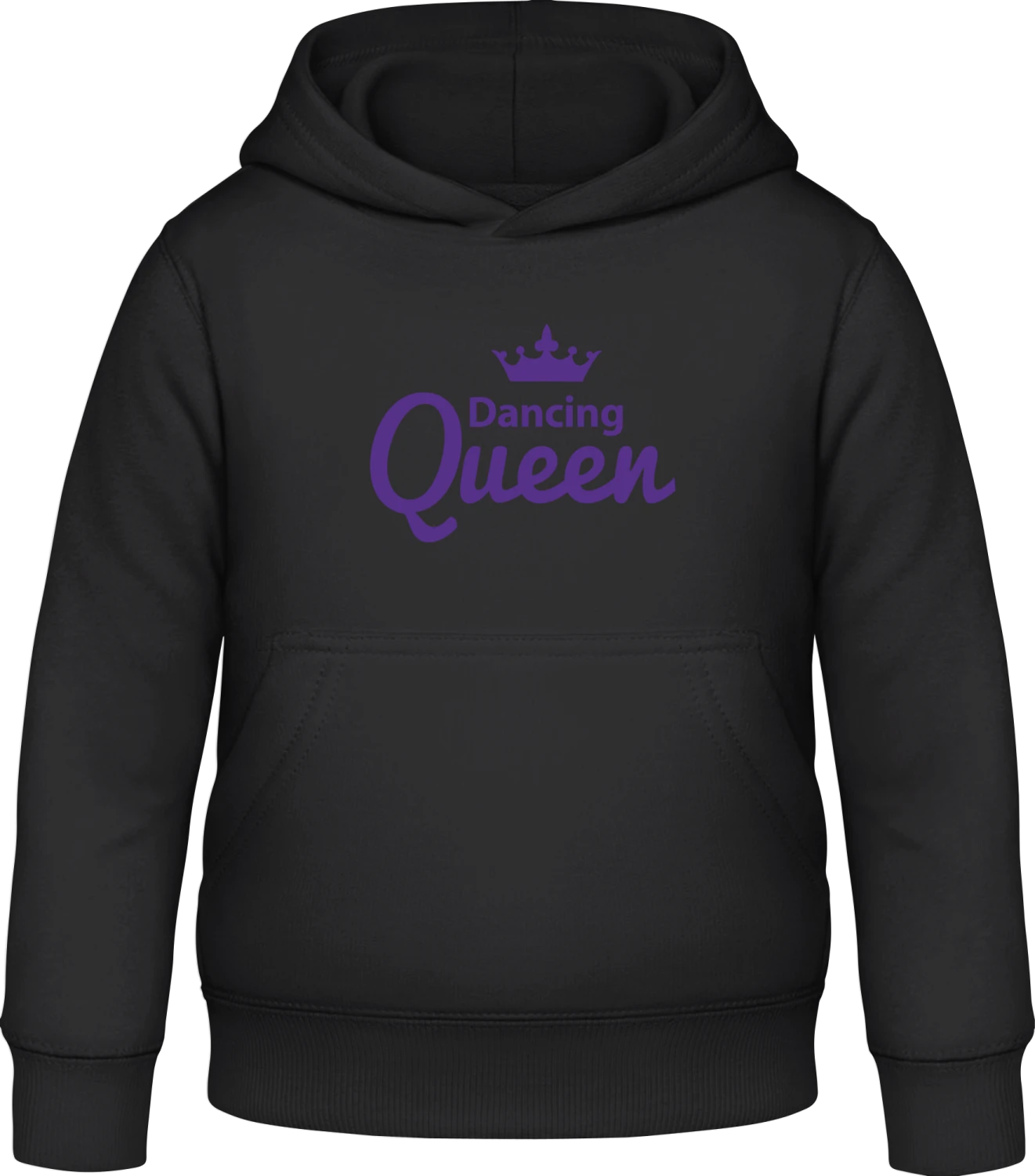 Dancing Queen - Black Awdis Hoodie Kids - Front