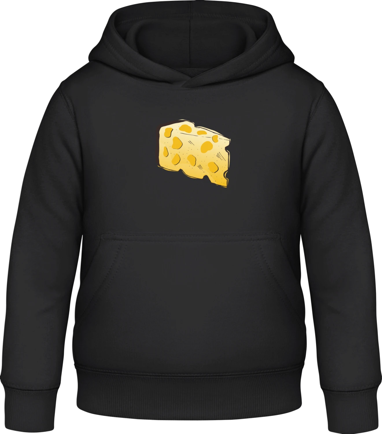 Käse - Black Awdis Hoodie Kids - Front