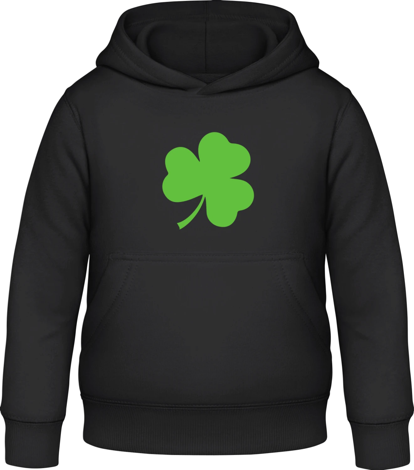 Clover - Black Awdis Hoodie Kids - Front