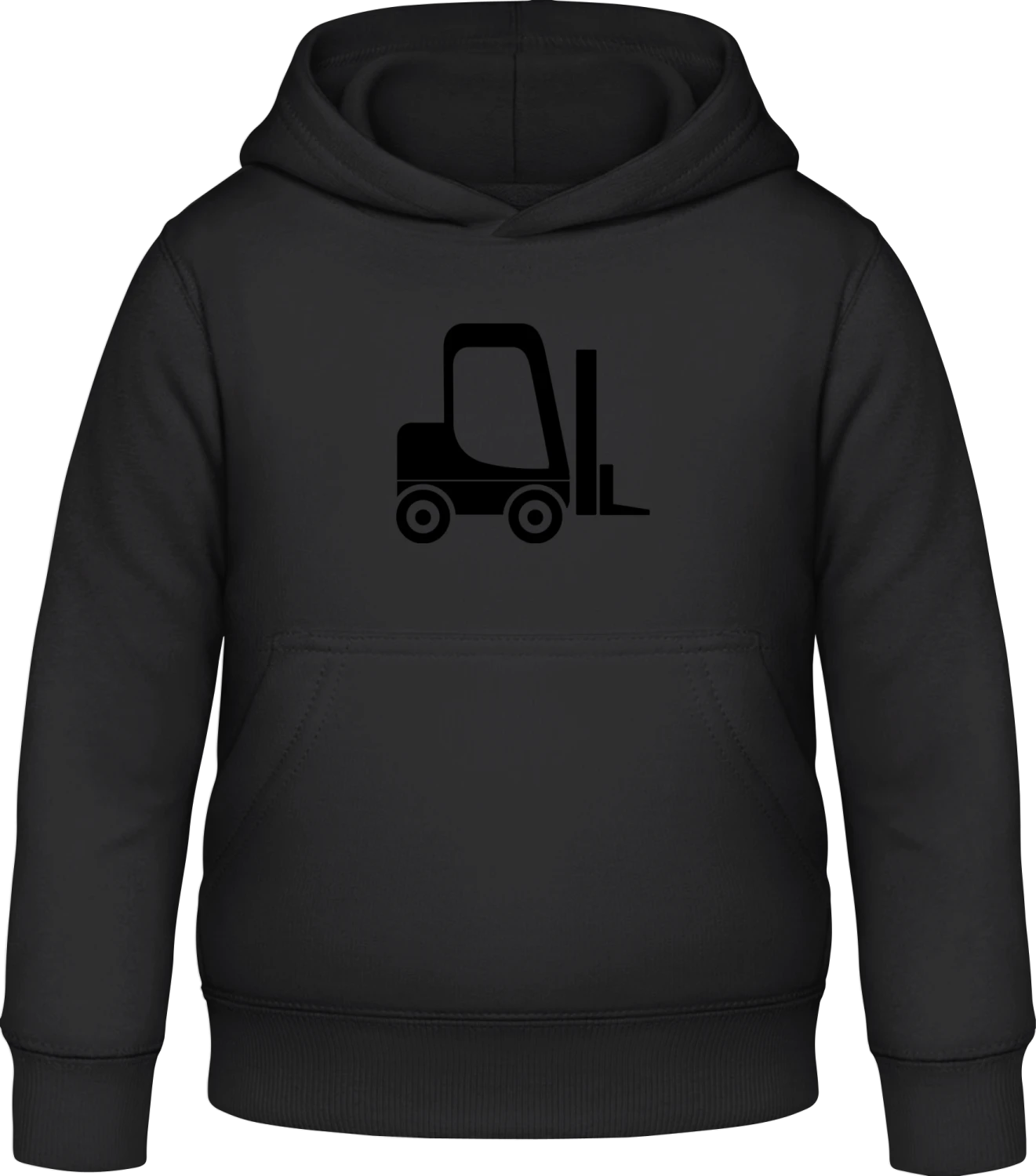 Stapler - Black Awdis Hoodie Kids - Front