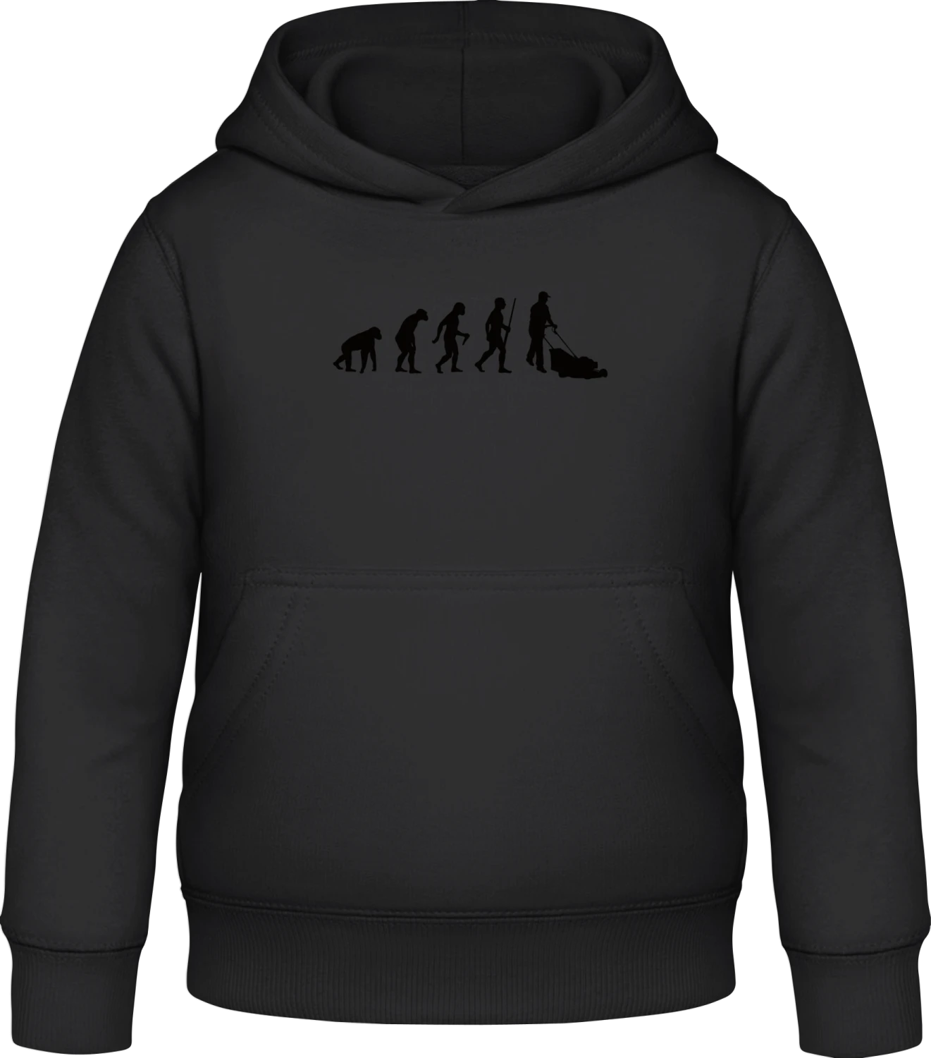 Gardener Evolution - Black Awdis Hoodie Kids - Front