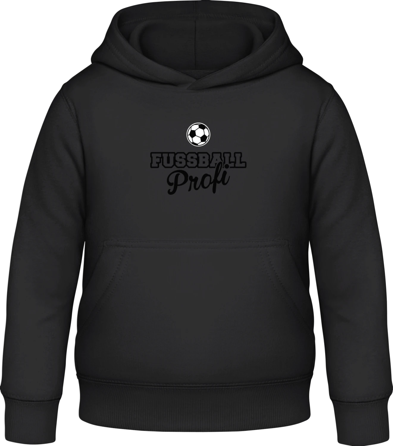 Fussball Profi - Black Awdis Hoodie Kids - Front