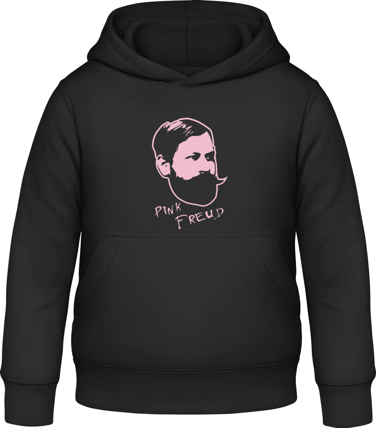 Pink Freud - Black Awdis Hoodie Kids - Front