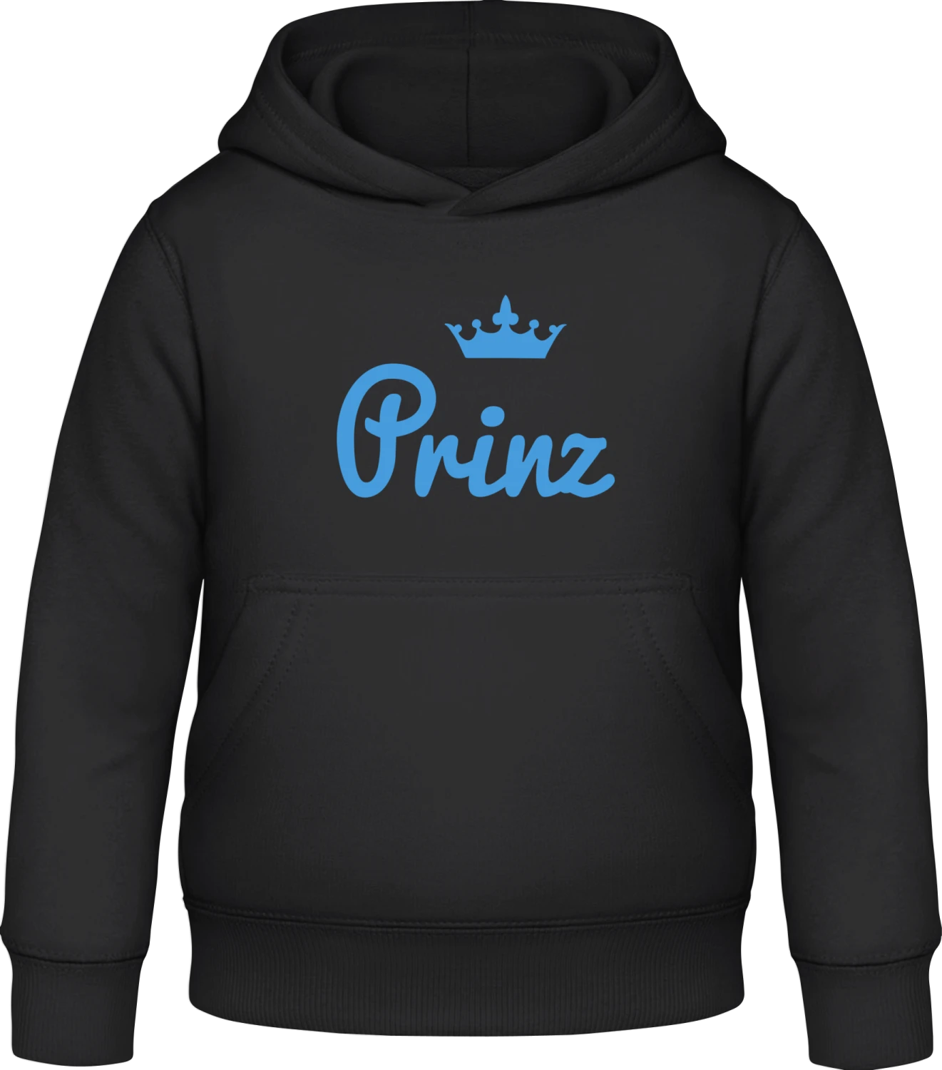 Prinz - Black Awdis Hoodie Kids - Front