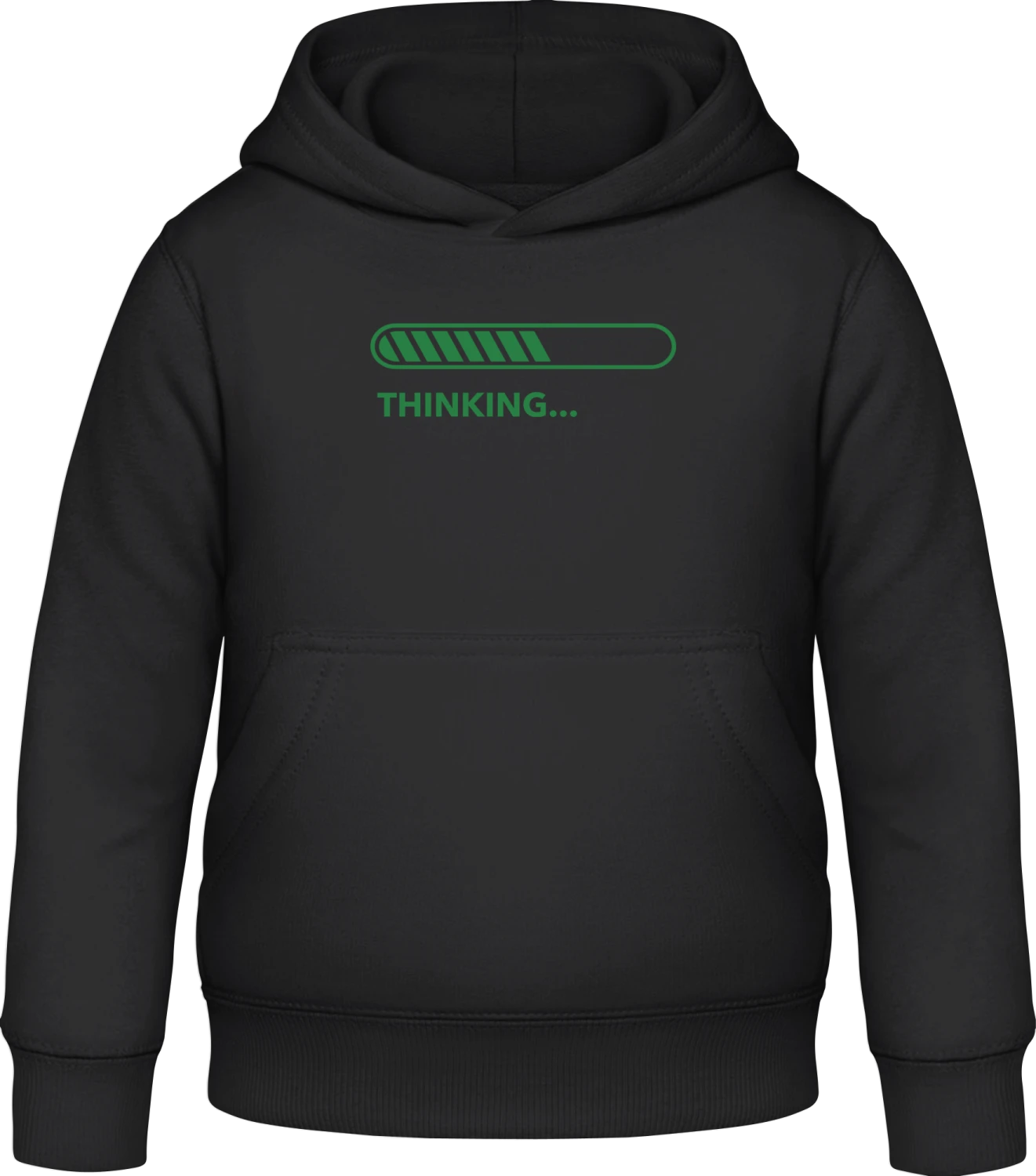 Thinking Progress - Black Awdis Hoodie Kids - Front