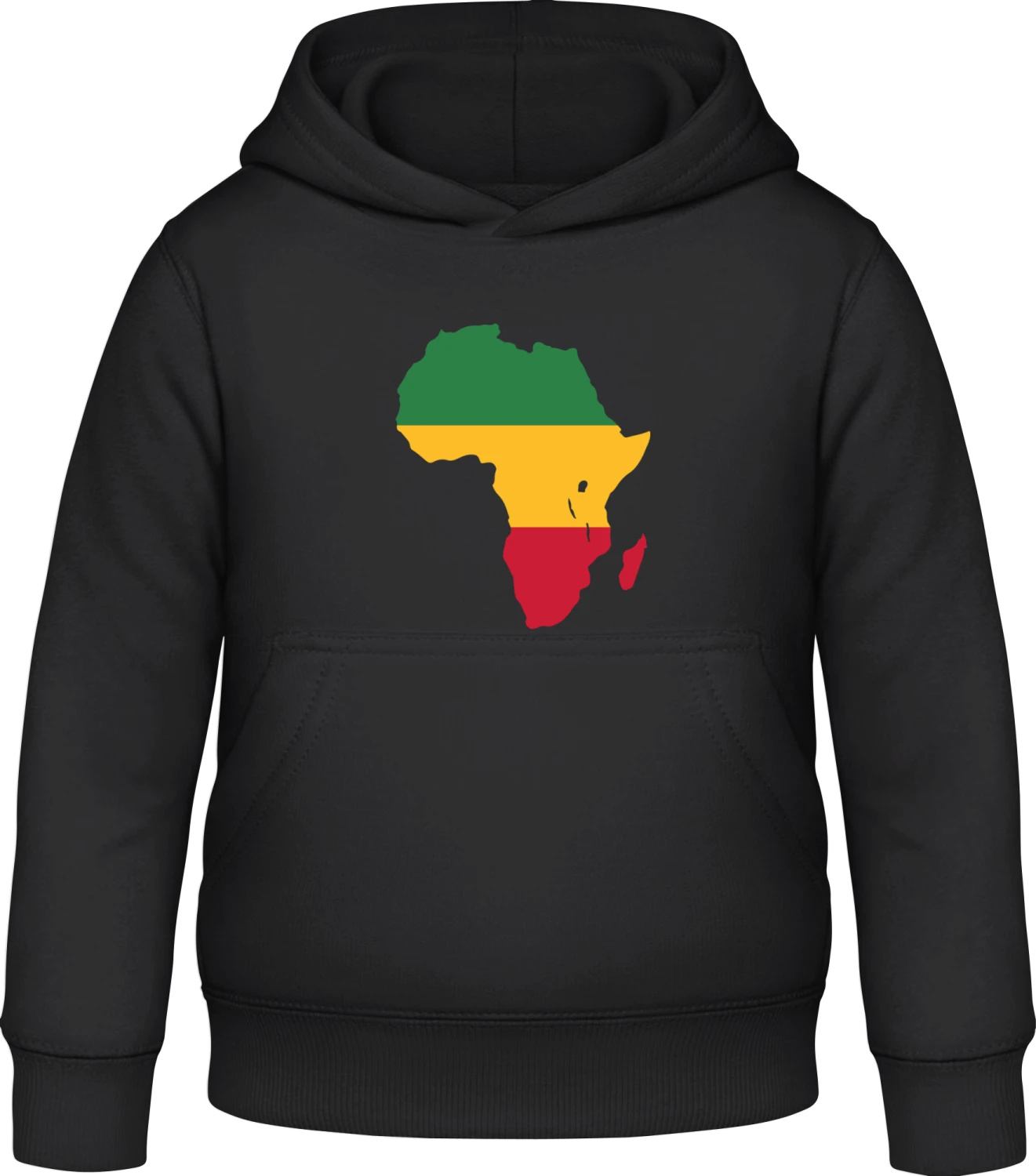 Africa - Black Awdis Hoodie Kids - Front