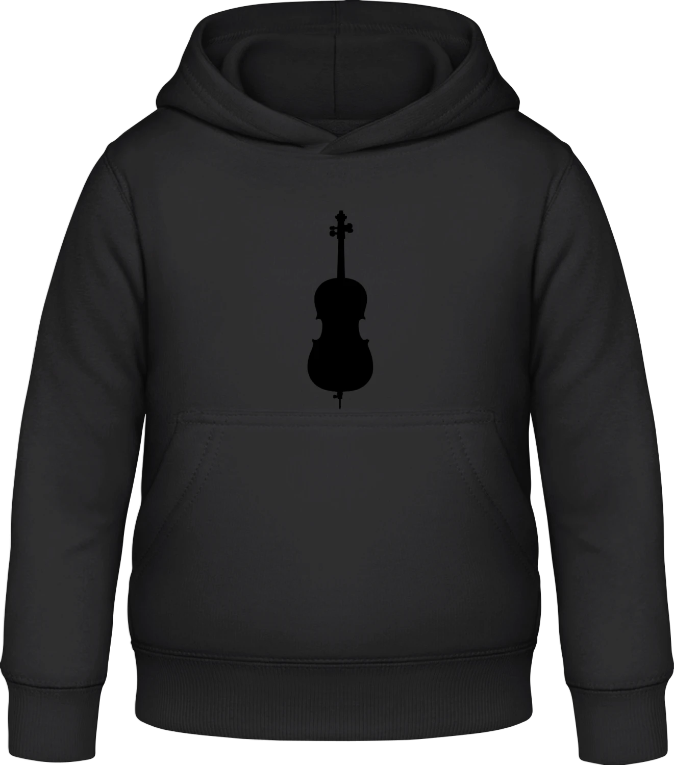 Chello Cello Violoncelle Violoncelo - Black Awdis Hoodie Kids - Front