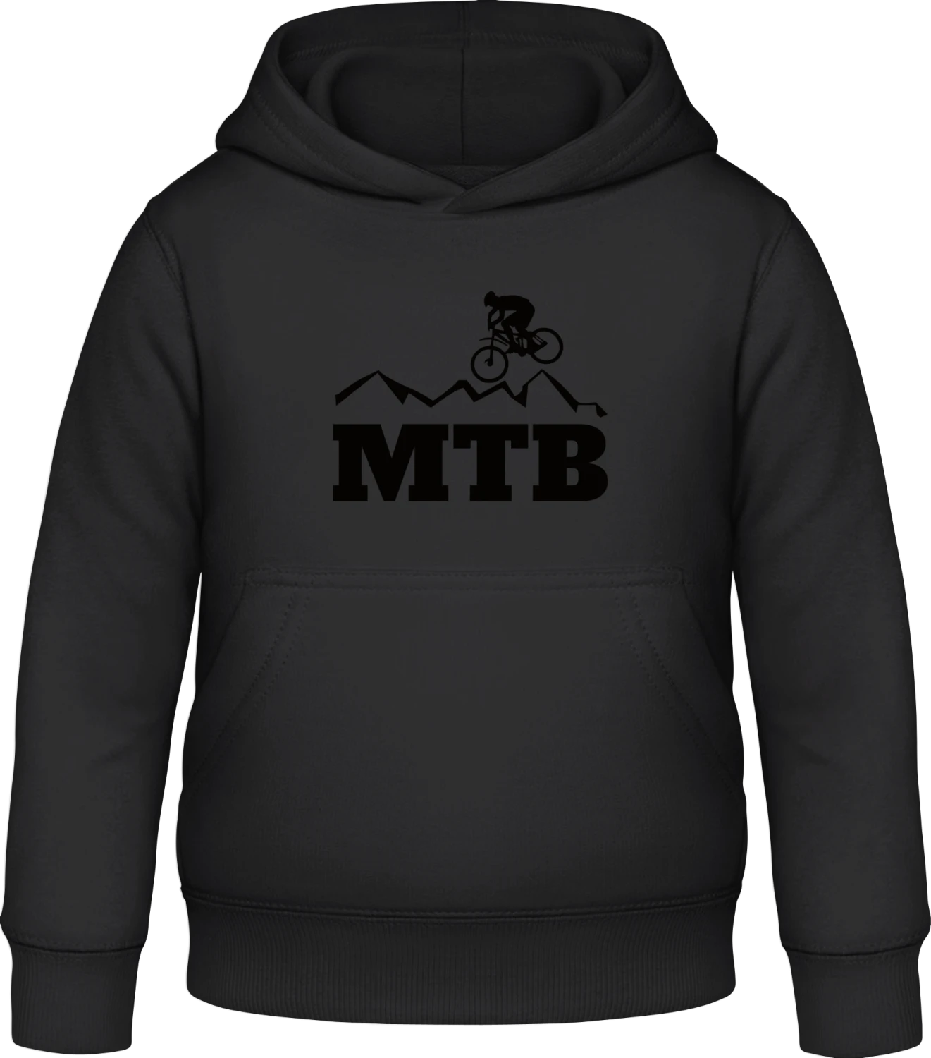 MTB Logo - Black Awdis Hoodie Kids - Front