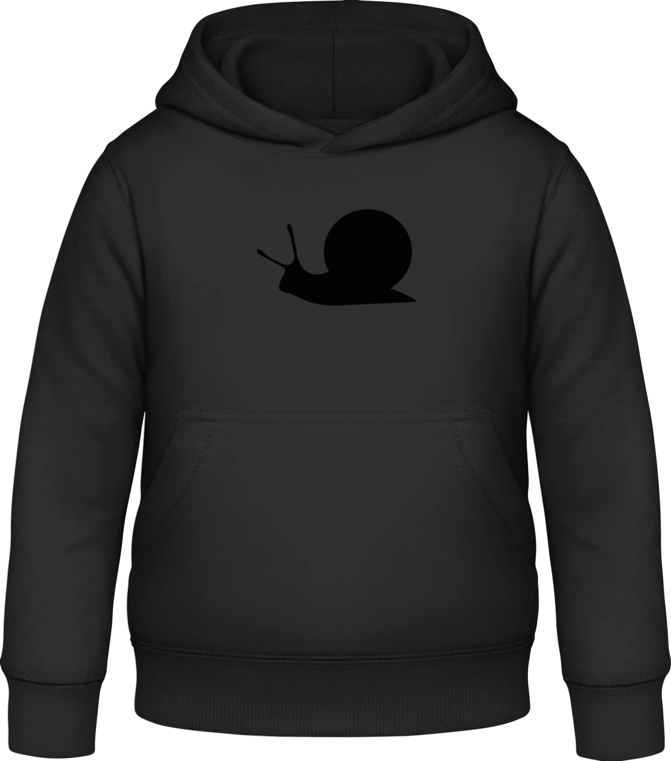 Schnecke - Black Awdis Hoodie Kids - Front