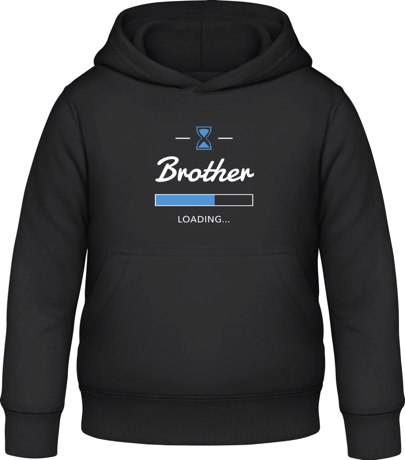 Loading Brother - Black Awdis Hoodie Kids - Front