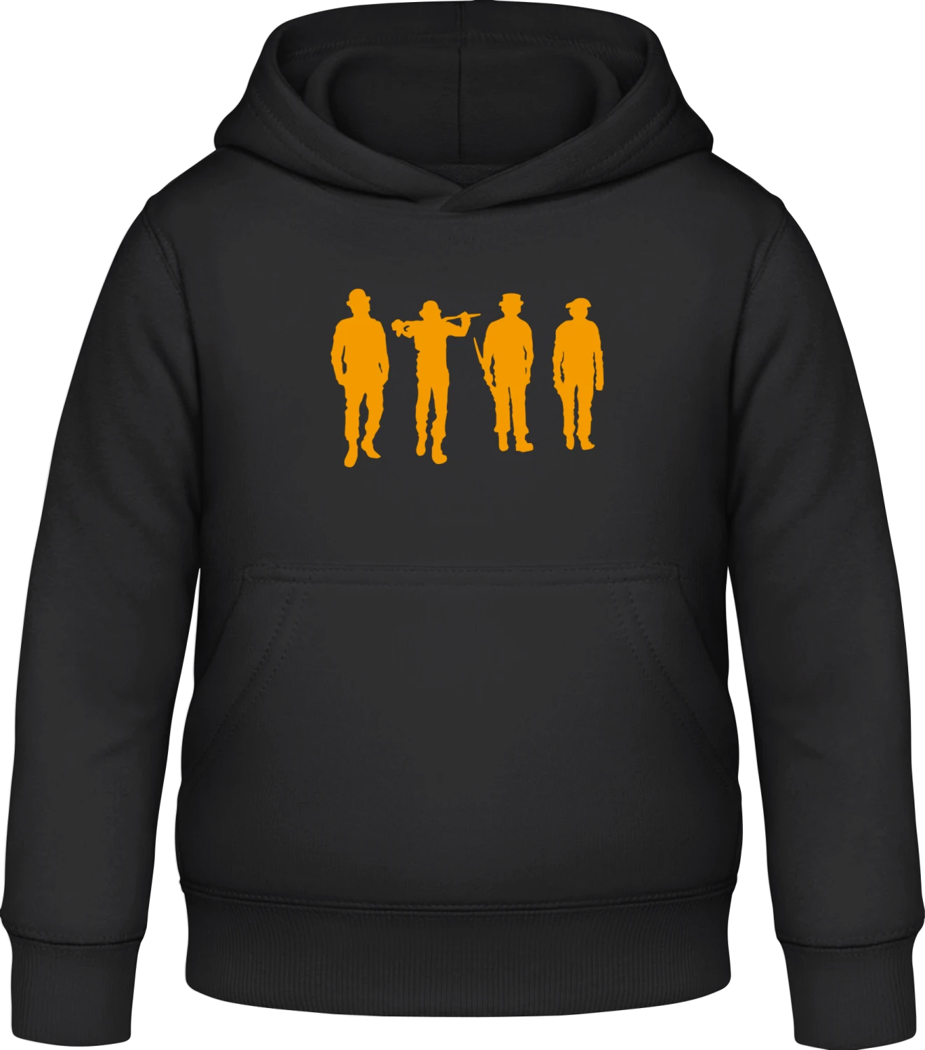 Clockwork Orange - Black Awdis Hoodie Kids - Front