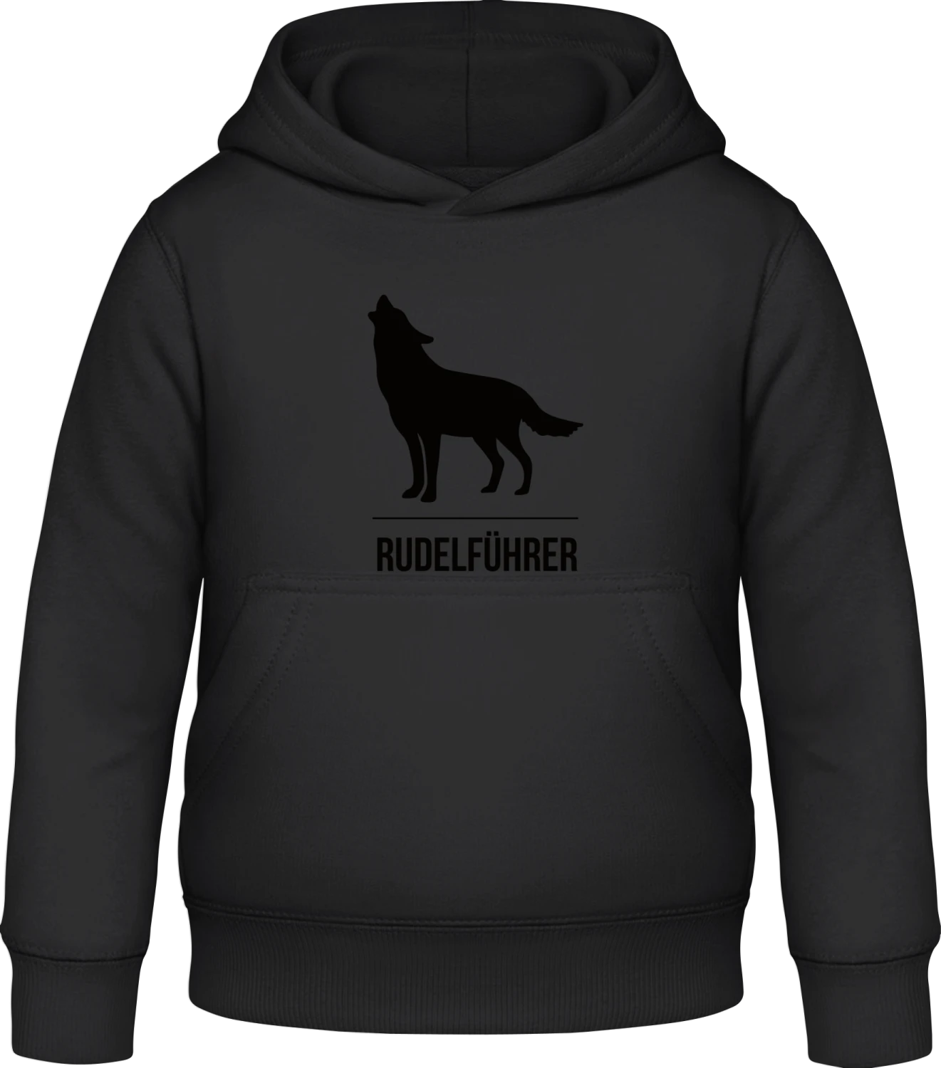 Rudelführer - Black Awdis Hoodie Kids - Front