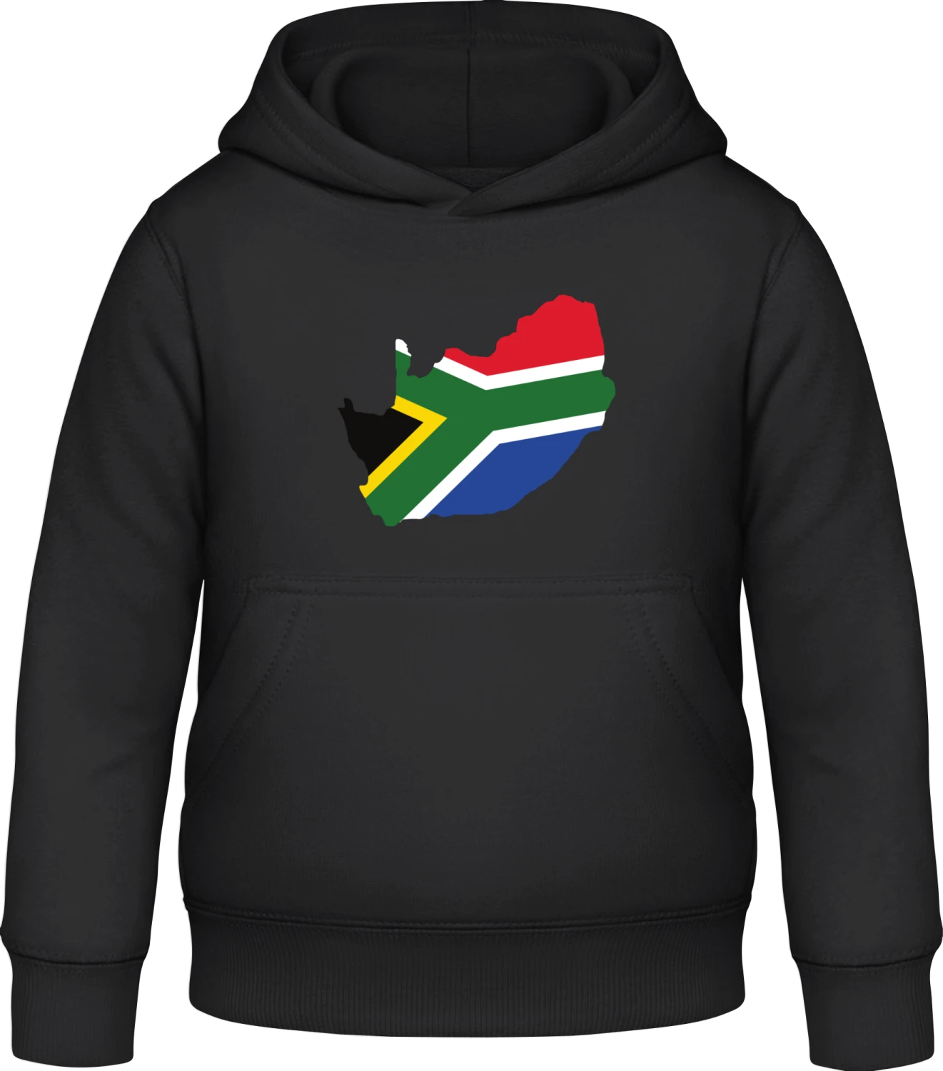 Südafrika - Black Awdis Hoodie Kids - Front