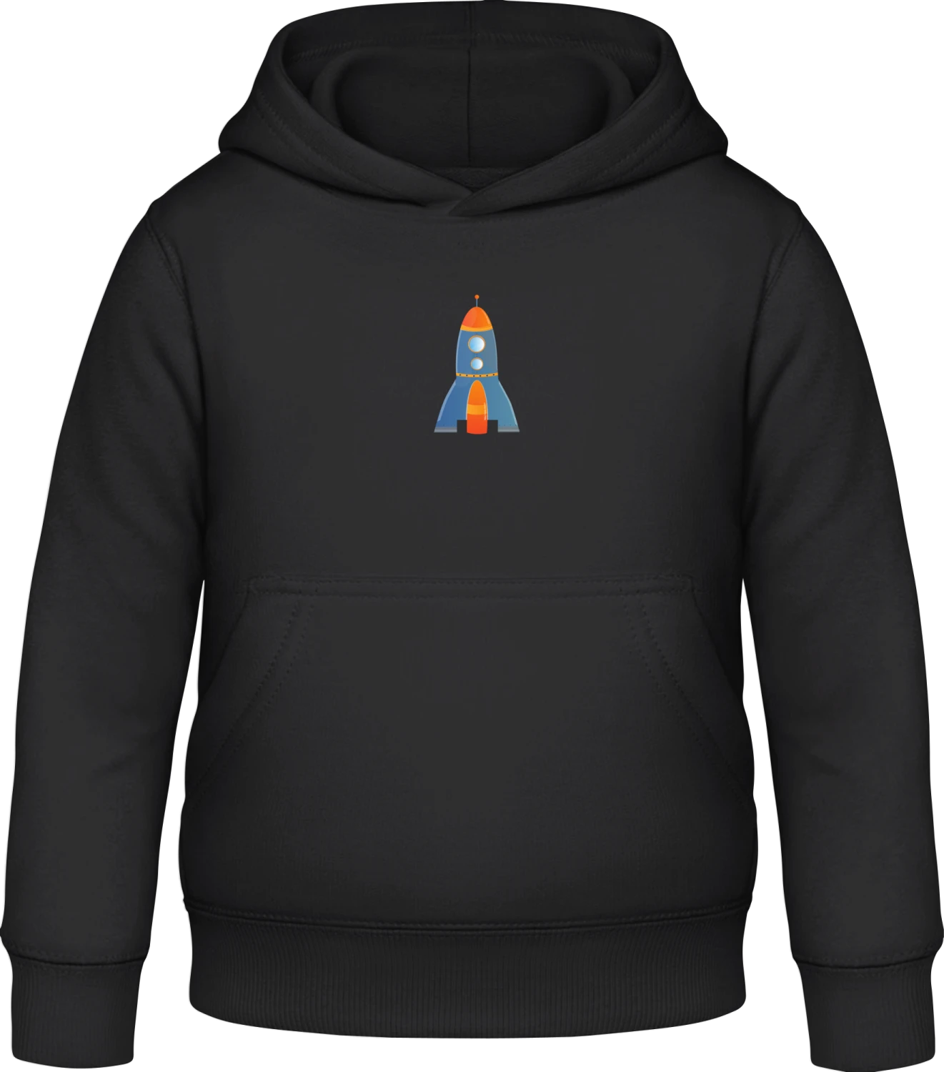 Rakete - Black Awdis Hoodie Kids - Front