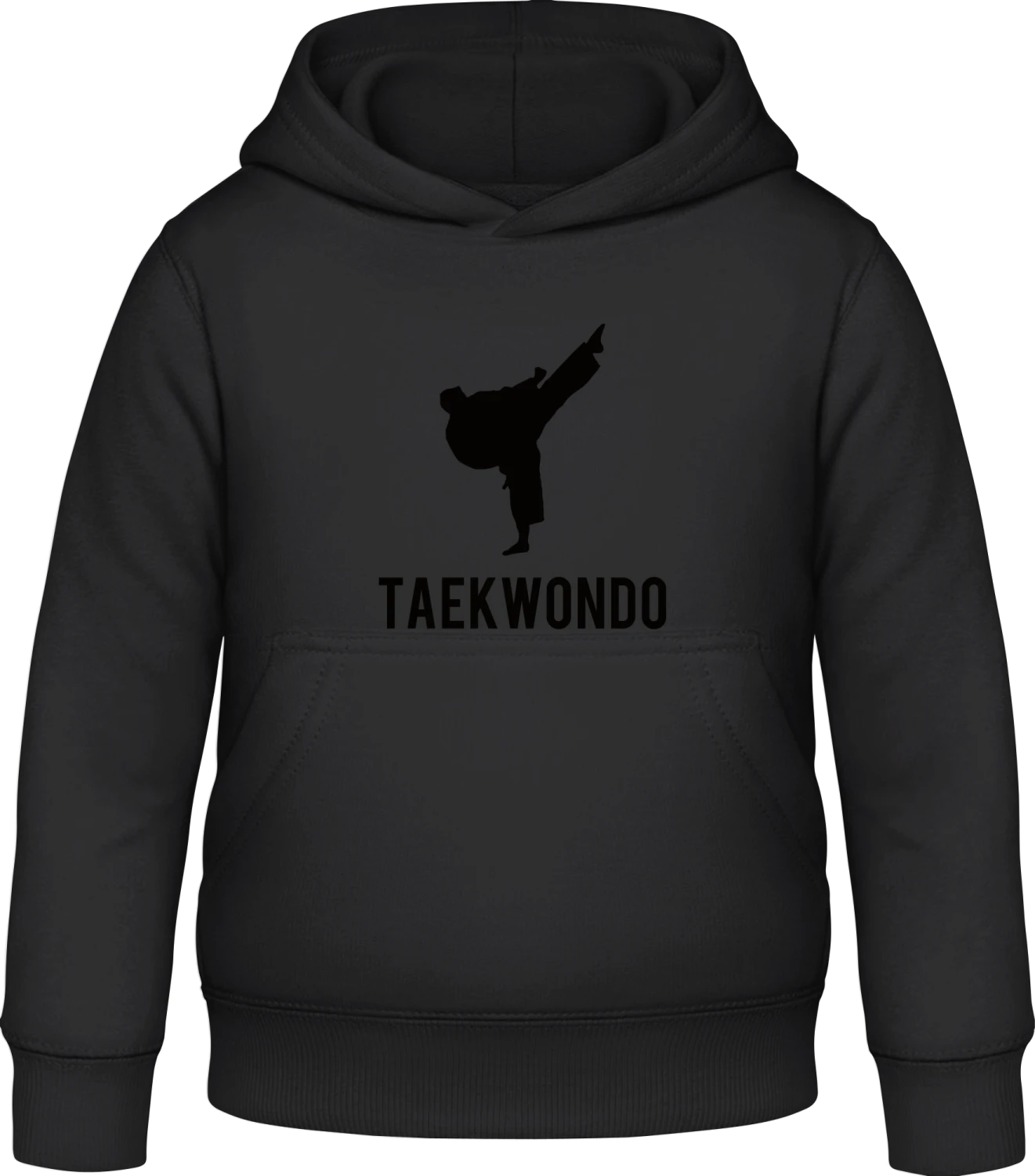 Taekwondo - Black Awdis Hoodie Kids - Front