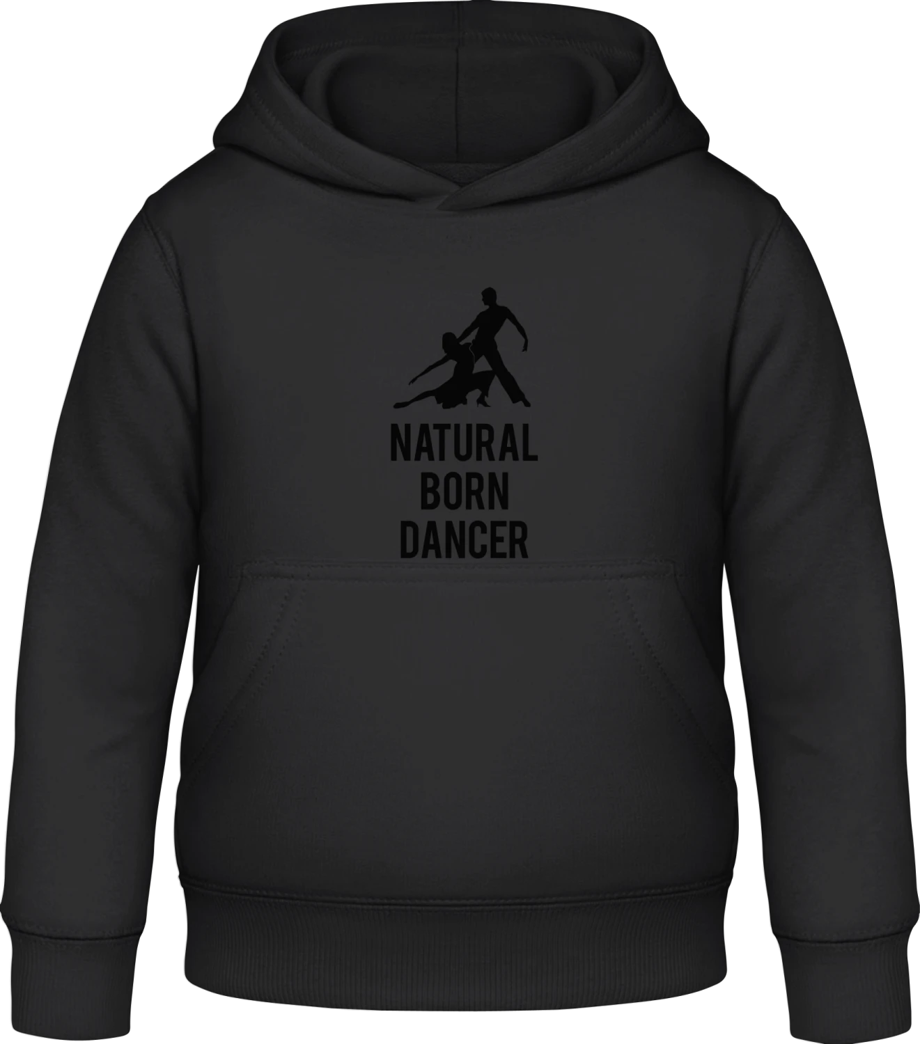 Natural Born Dancer - Black Awdis Hoodie Kids - Front