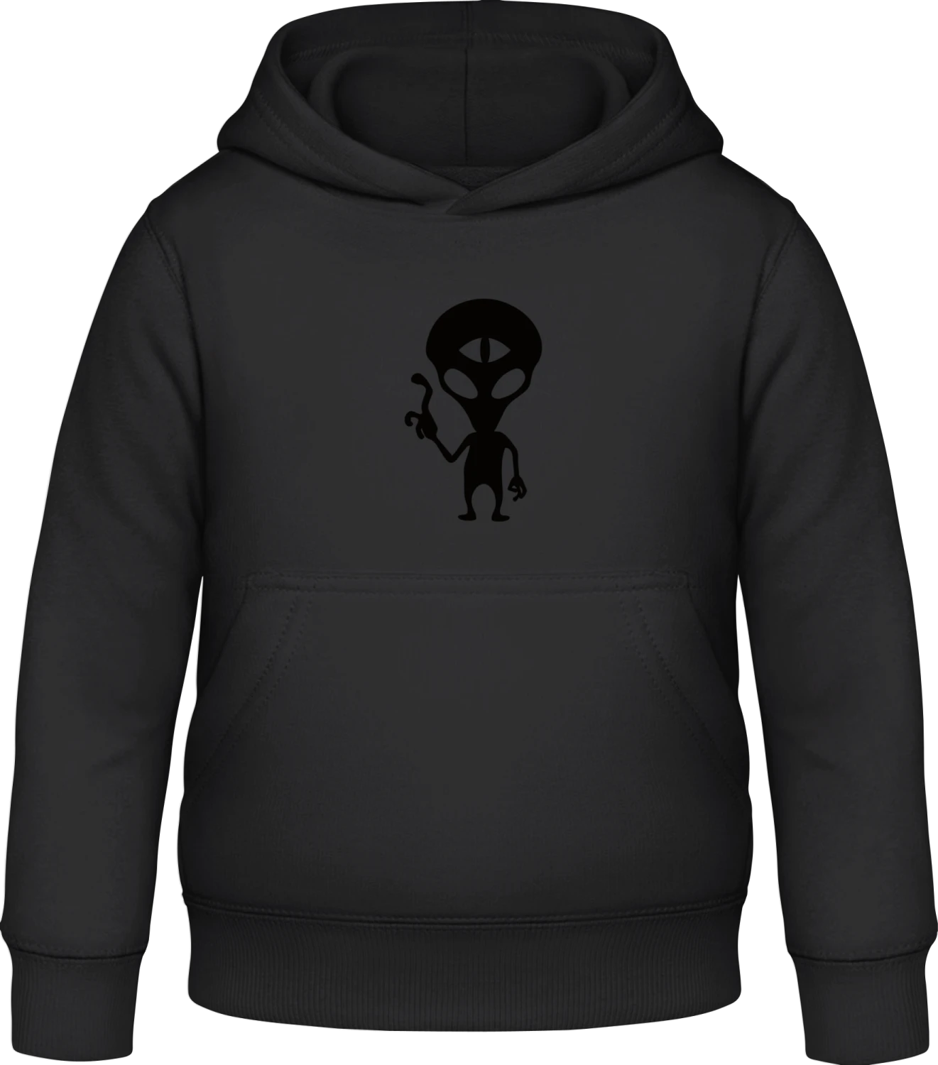 Sweet Alien - Black Awdis Hoodie Kids - Front