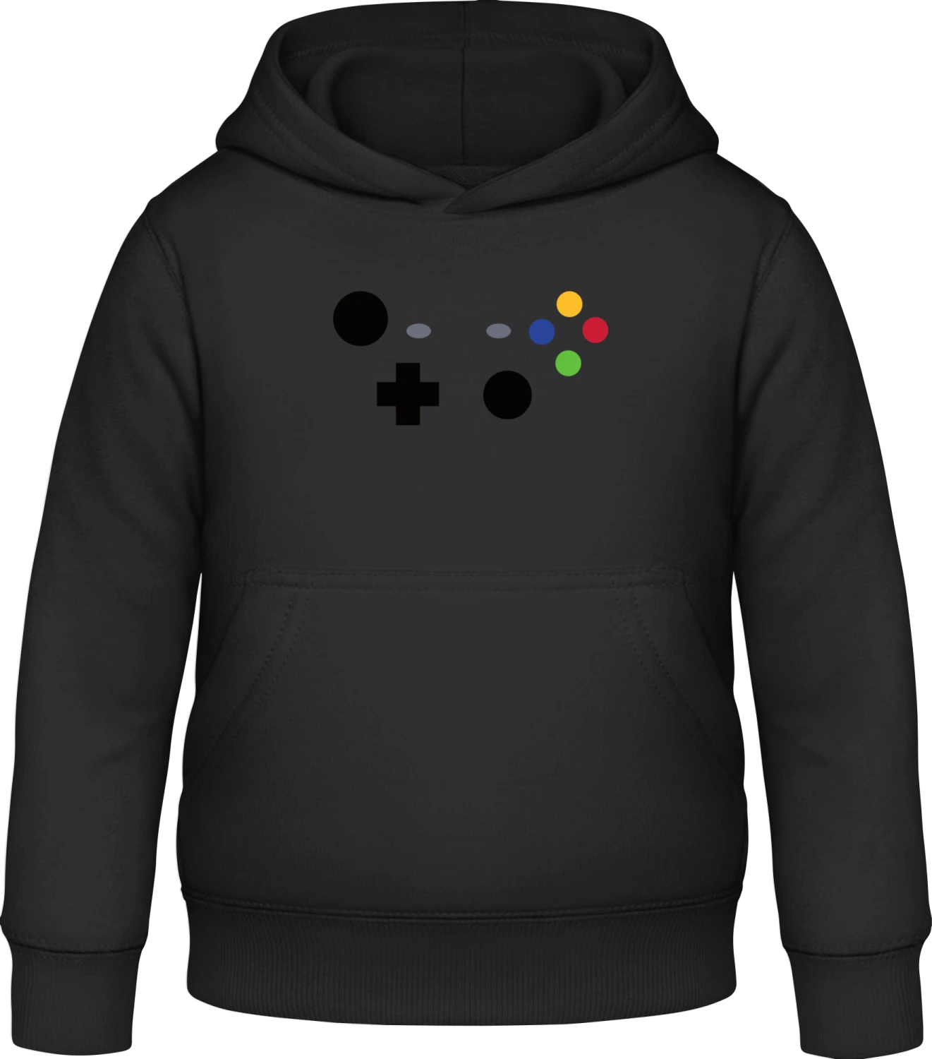 XBOX Controller Video Game - Black Awdis Hoodie Kids - Front