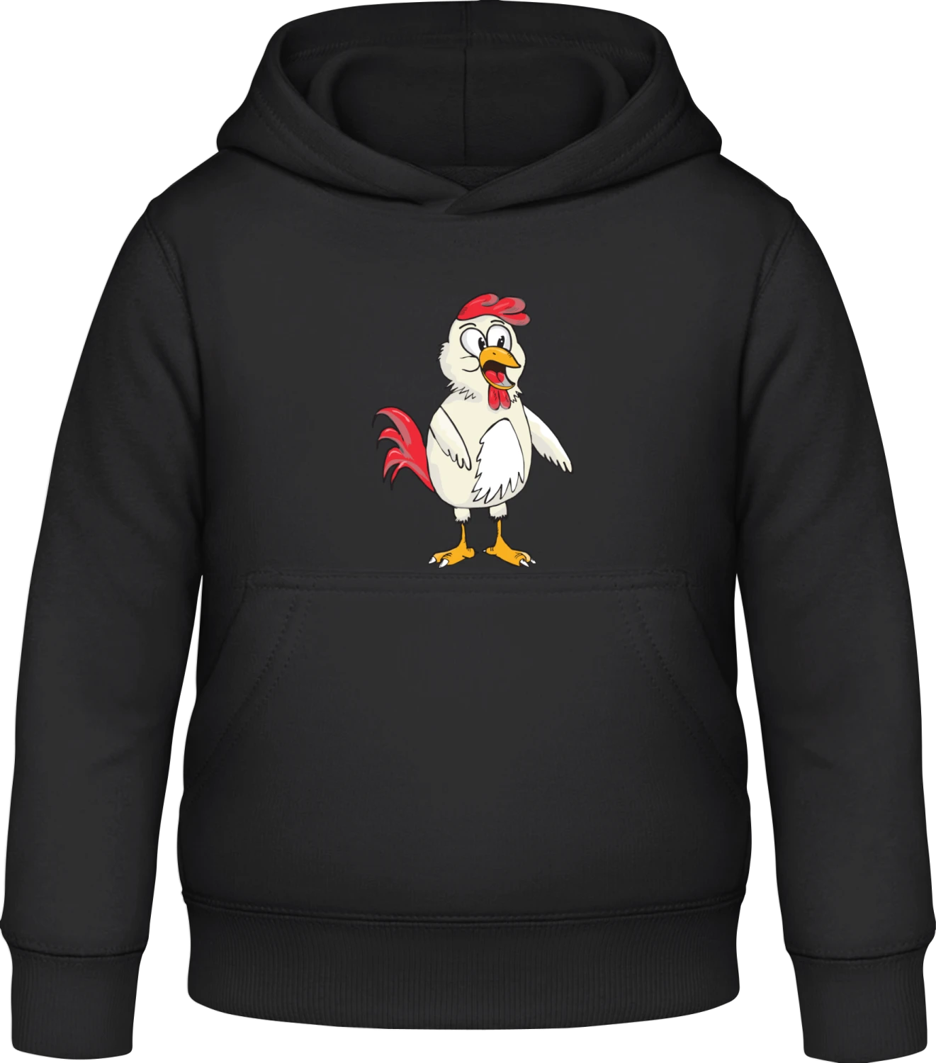 Cock Comic - Black Awdis Hoodie Kids - Front