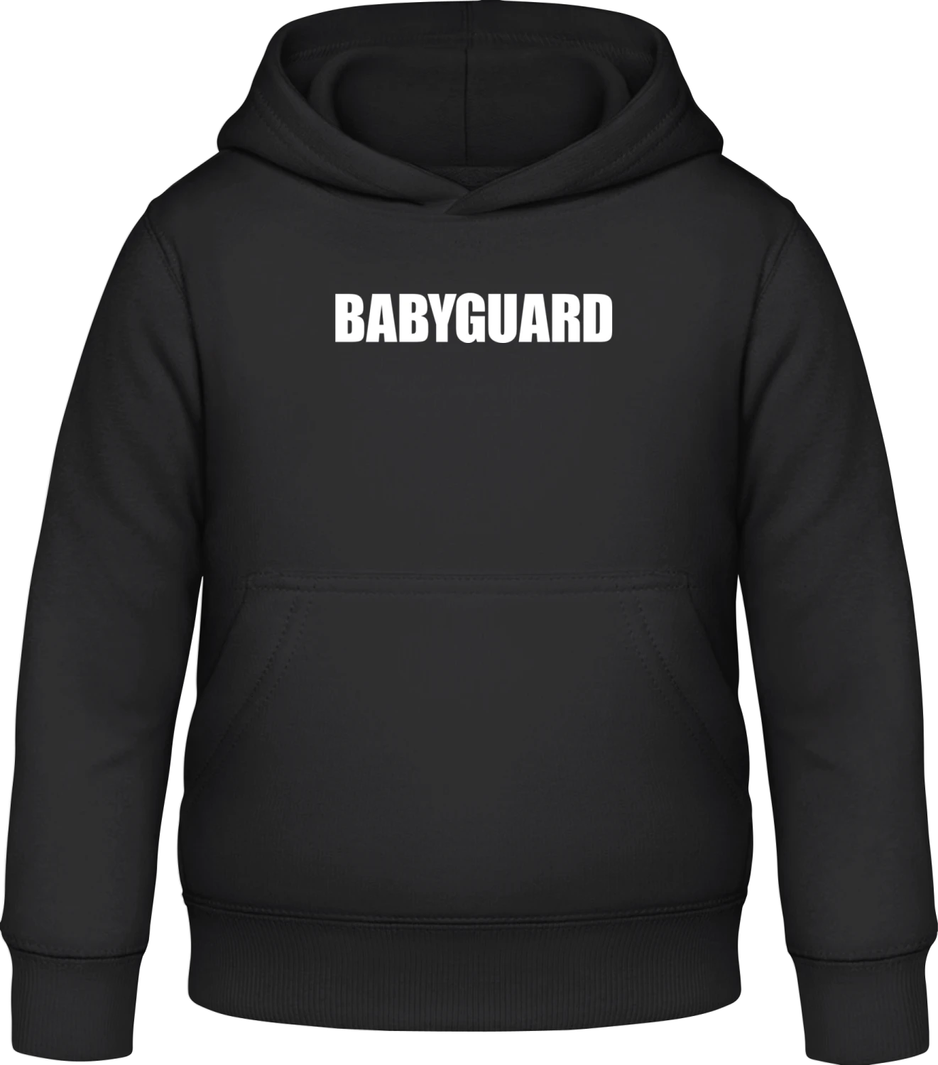 Babyguard - Black Awdis Hoodie Kids - Front