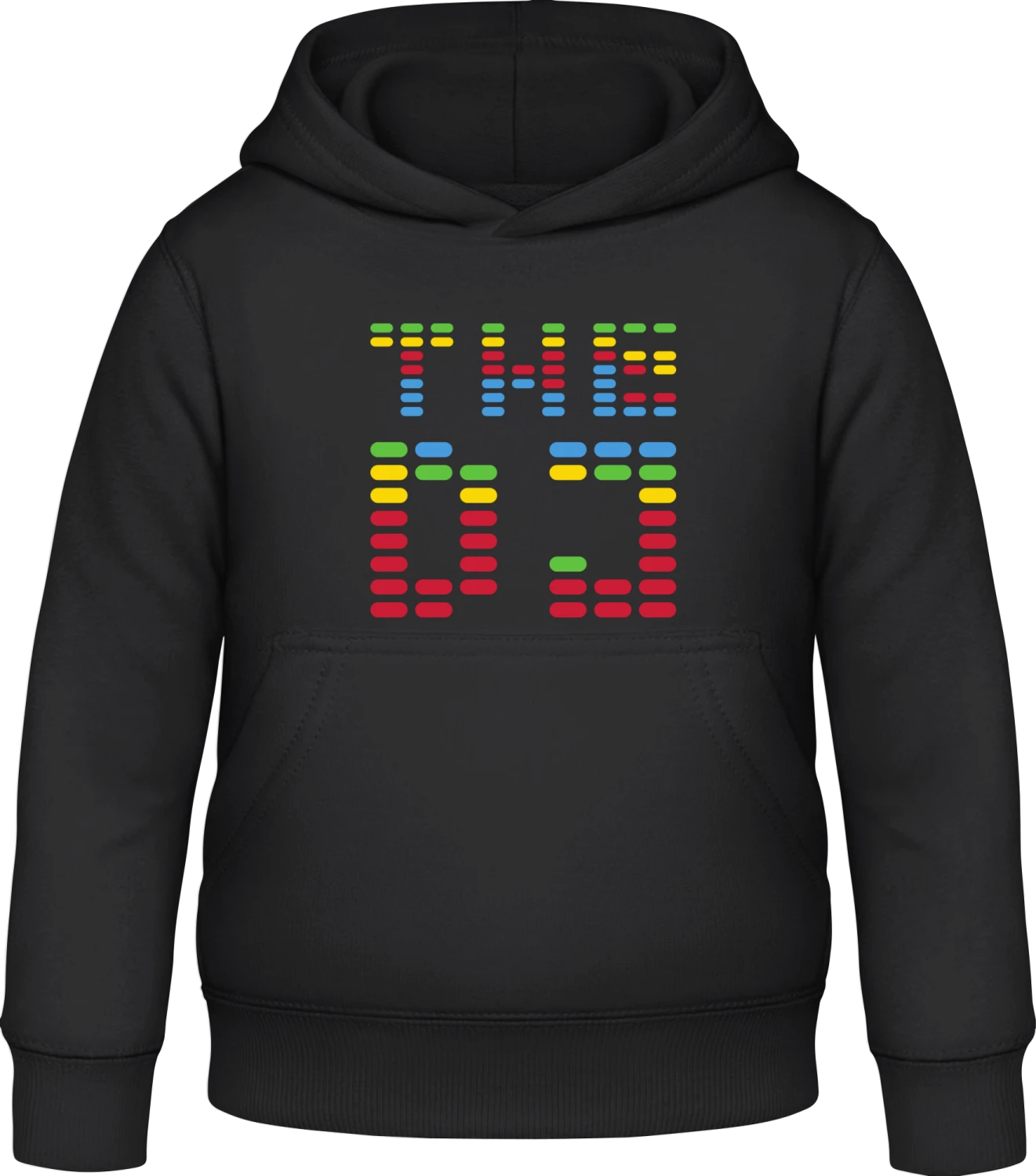 DJ The DeeJay - Black Awdis Hoodie Kids - Front