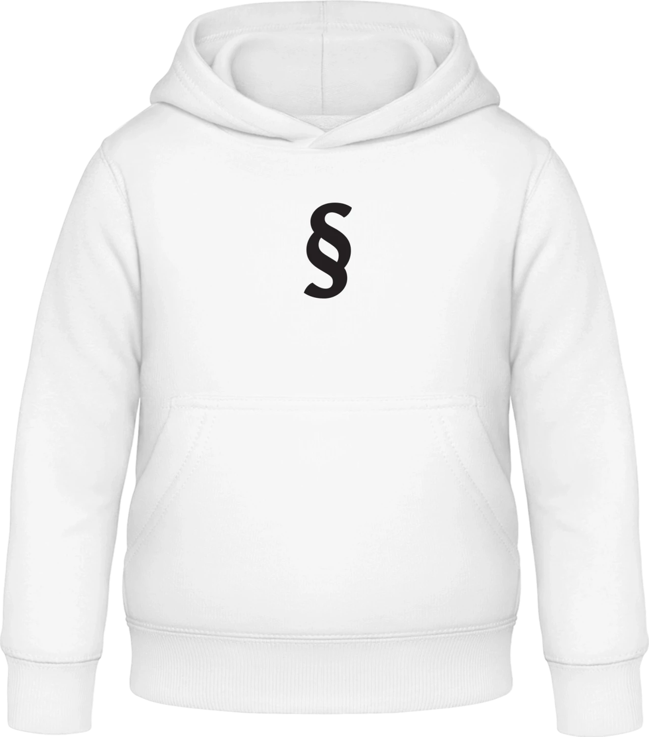 Paragraph - Arctic white Awdis Hoodie Kids - Front