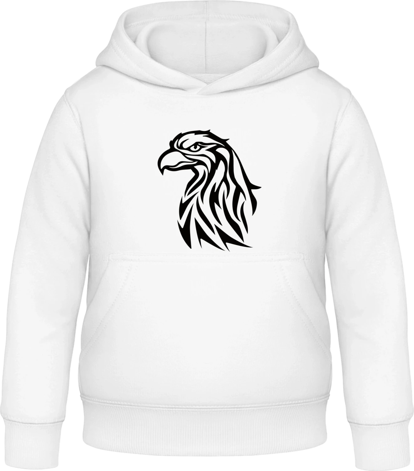 Eagle - Arctic white Awdis Hoodie Kids - Front