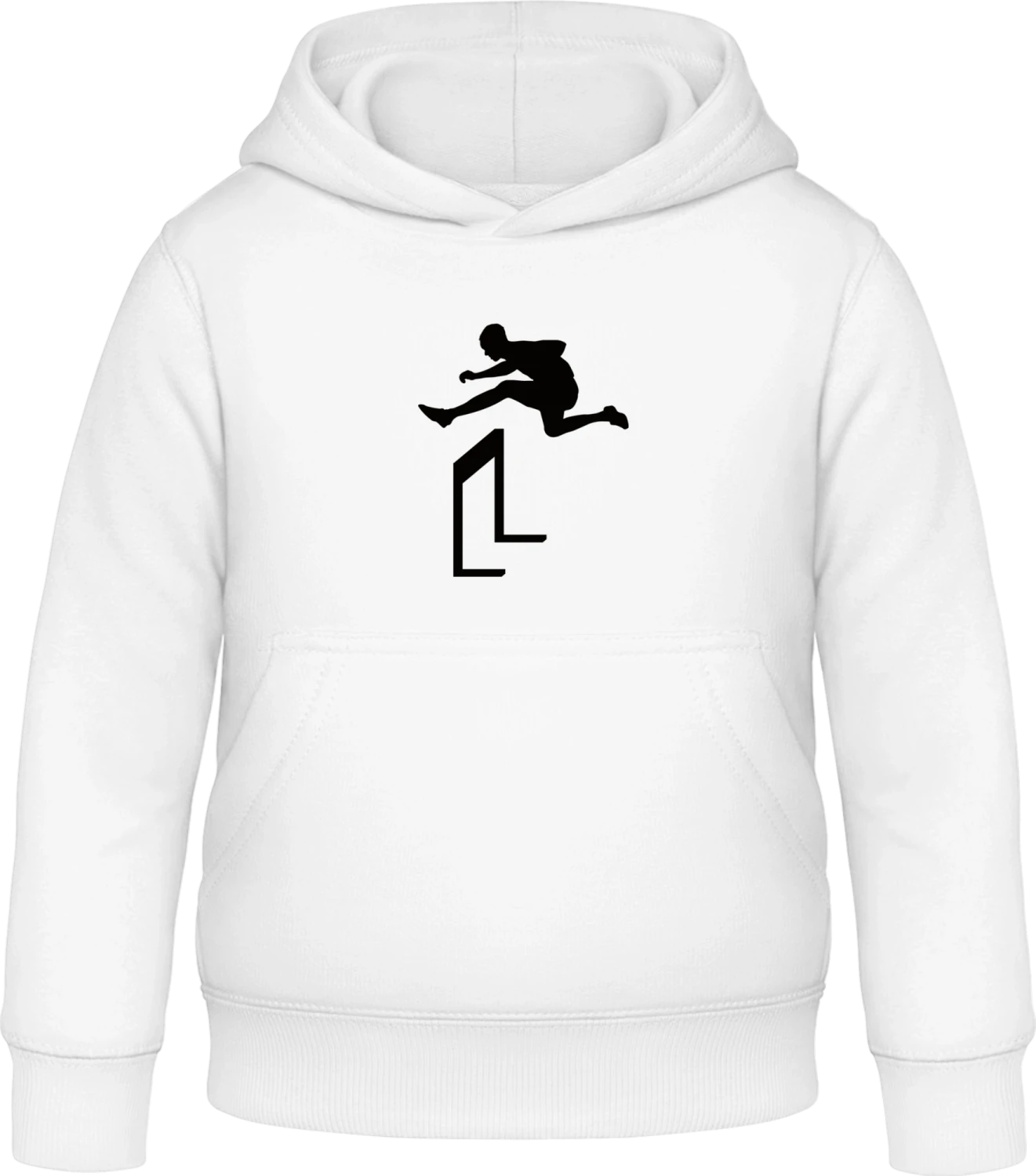 Hürdenlauf - Arctic white Awdis Hoodie Kids - Front