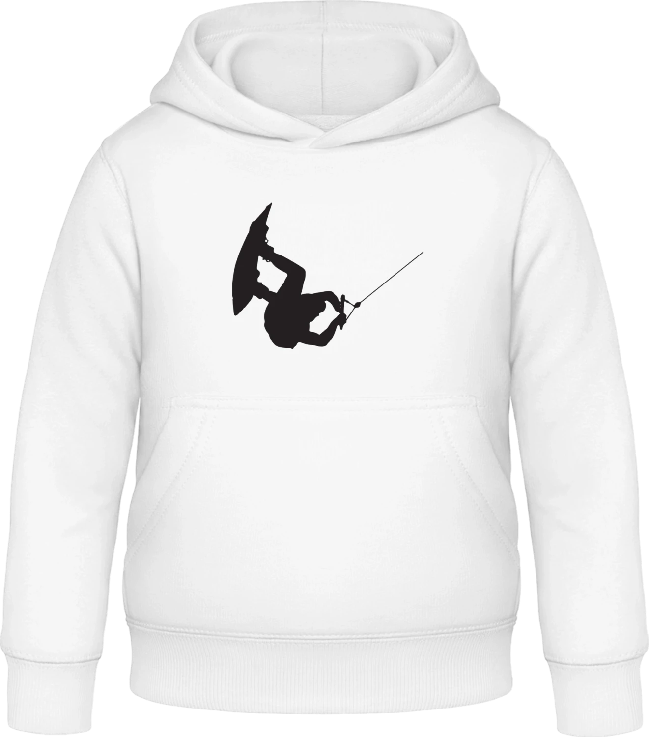 Wakeboarding - Arctic white Awdis Hoodie Kids - Front