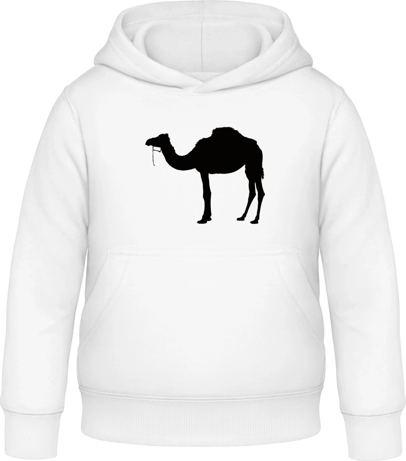 Dromedar - Arctic white Awdis Hoodie Kids - Front