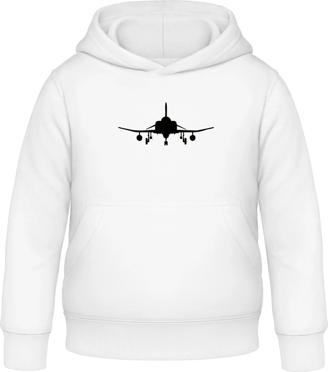 Jet Air Force - Arctic white Awdis Hoodie Kids - Front