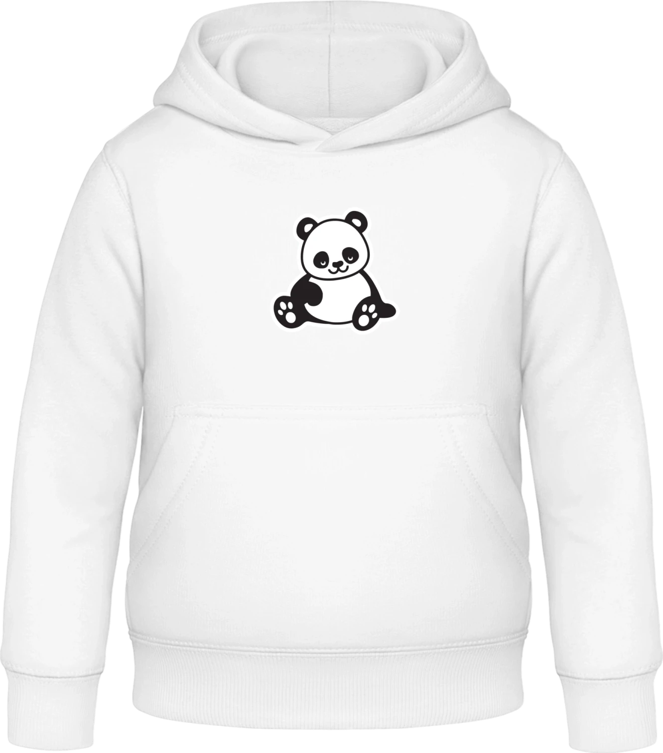 Panda Bear Sweet - Arctic white Awdis Hoodie Kids - Front